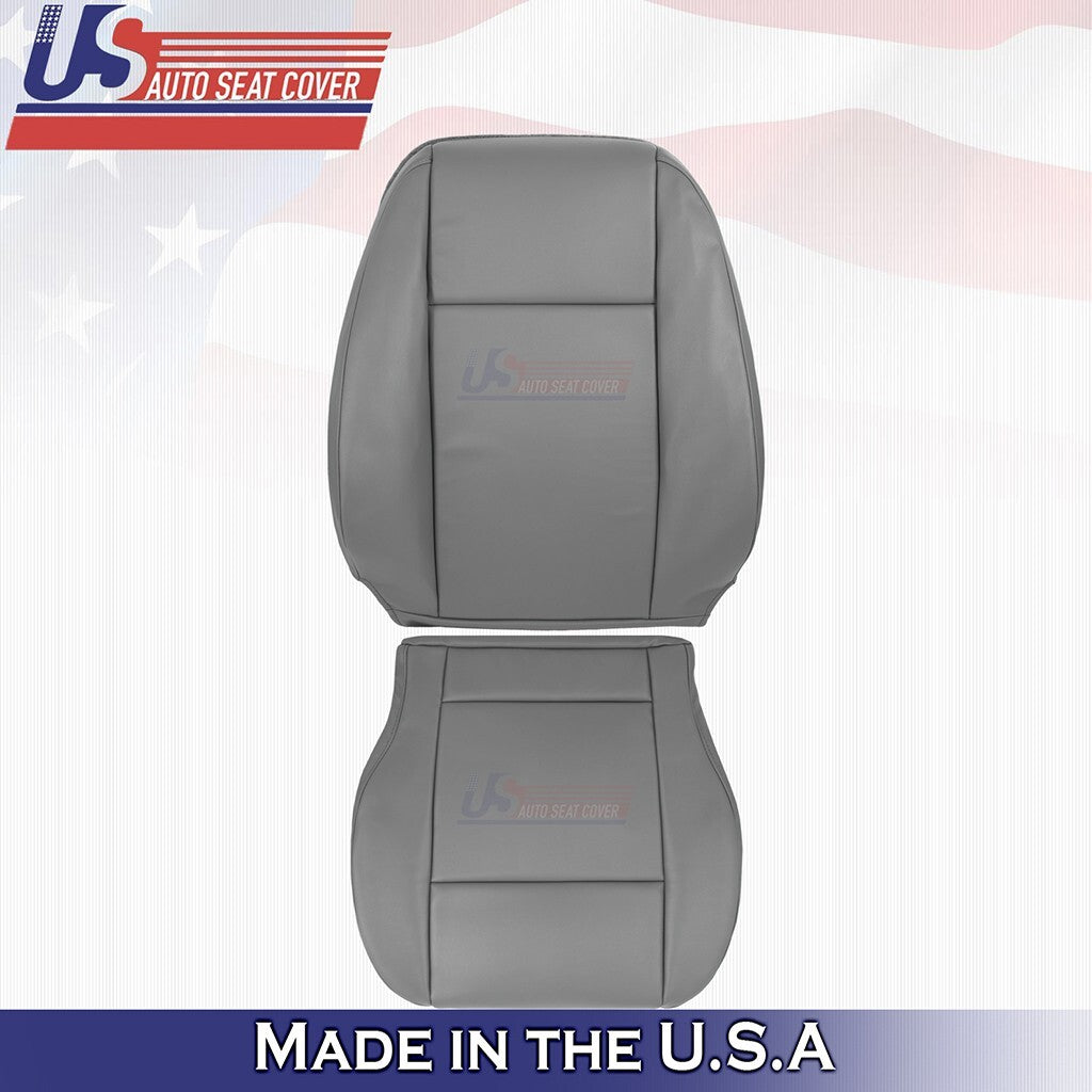 2015 to 2020 Fits Ford Transit 350 Van Front Set Tops & Bottoms Vinyl Cover Gray