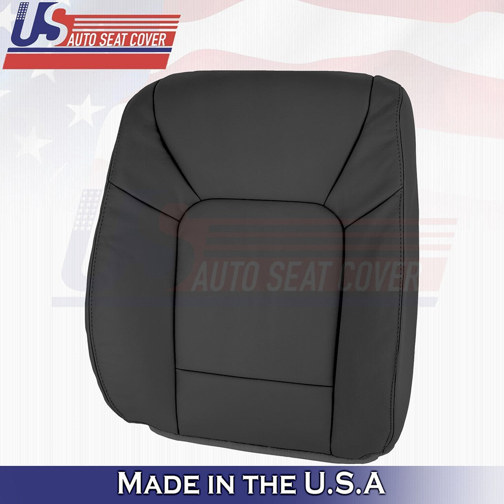 Driver & Passenger Tops Leather Seat Covers Black 2009 2010 2011 For Honda Pilot