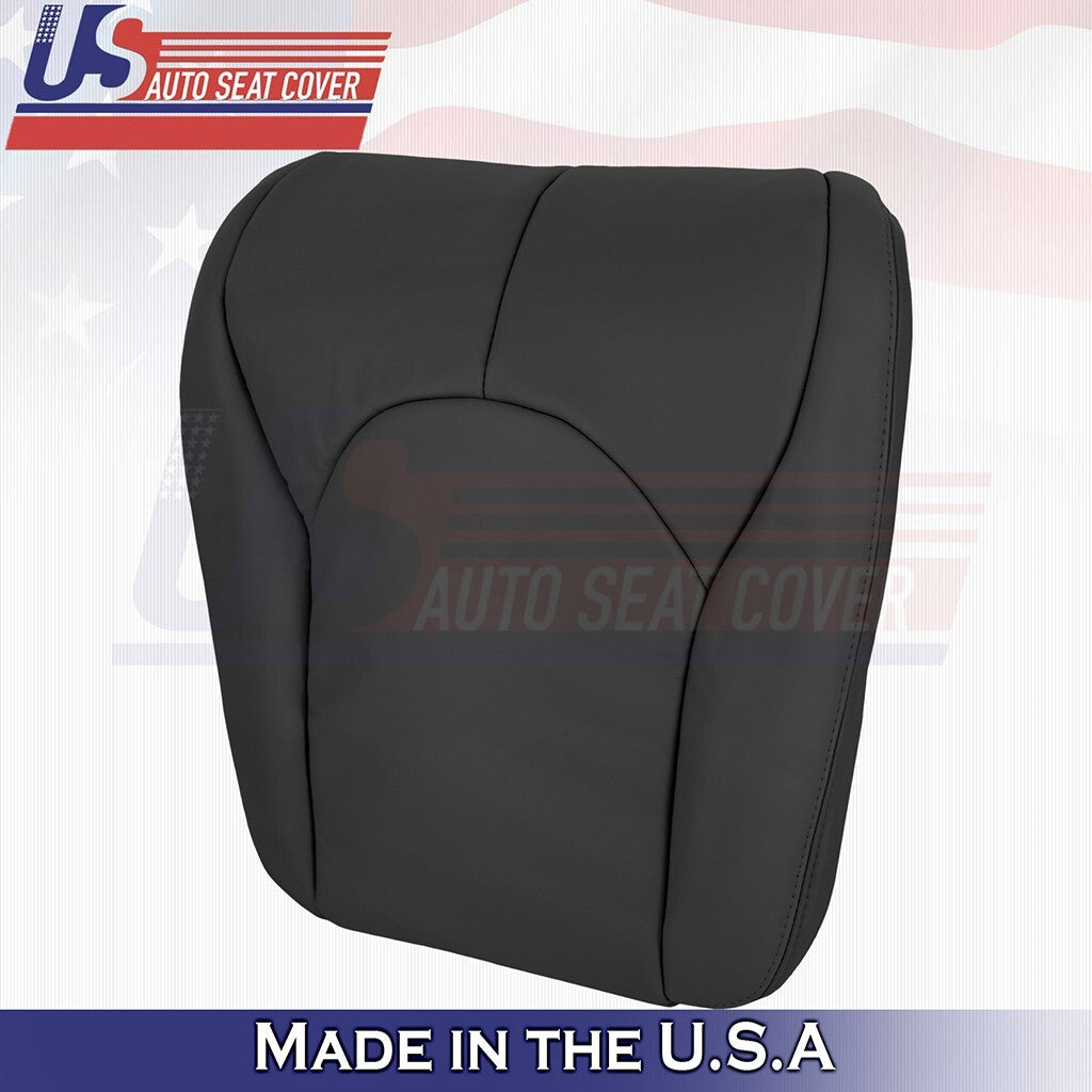 1996 to 2002 For Mercedes Benz SL500 Driver Bottom Leather Seat Cover Black