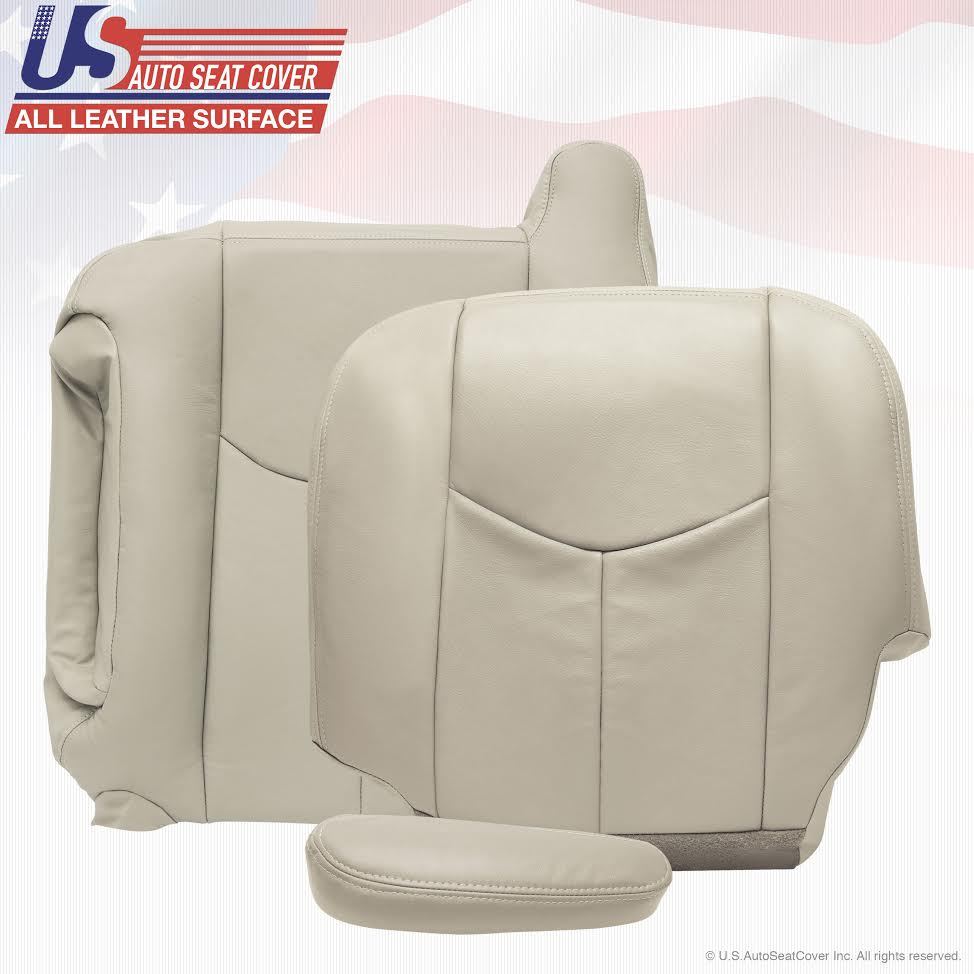 2003 - 06 Chevy Tahoe Suburban Upholstery leather seat cover replacement 522 Tan