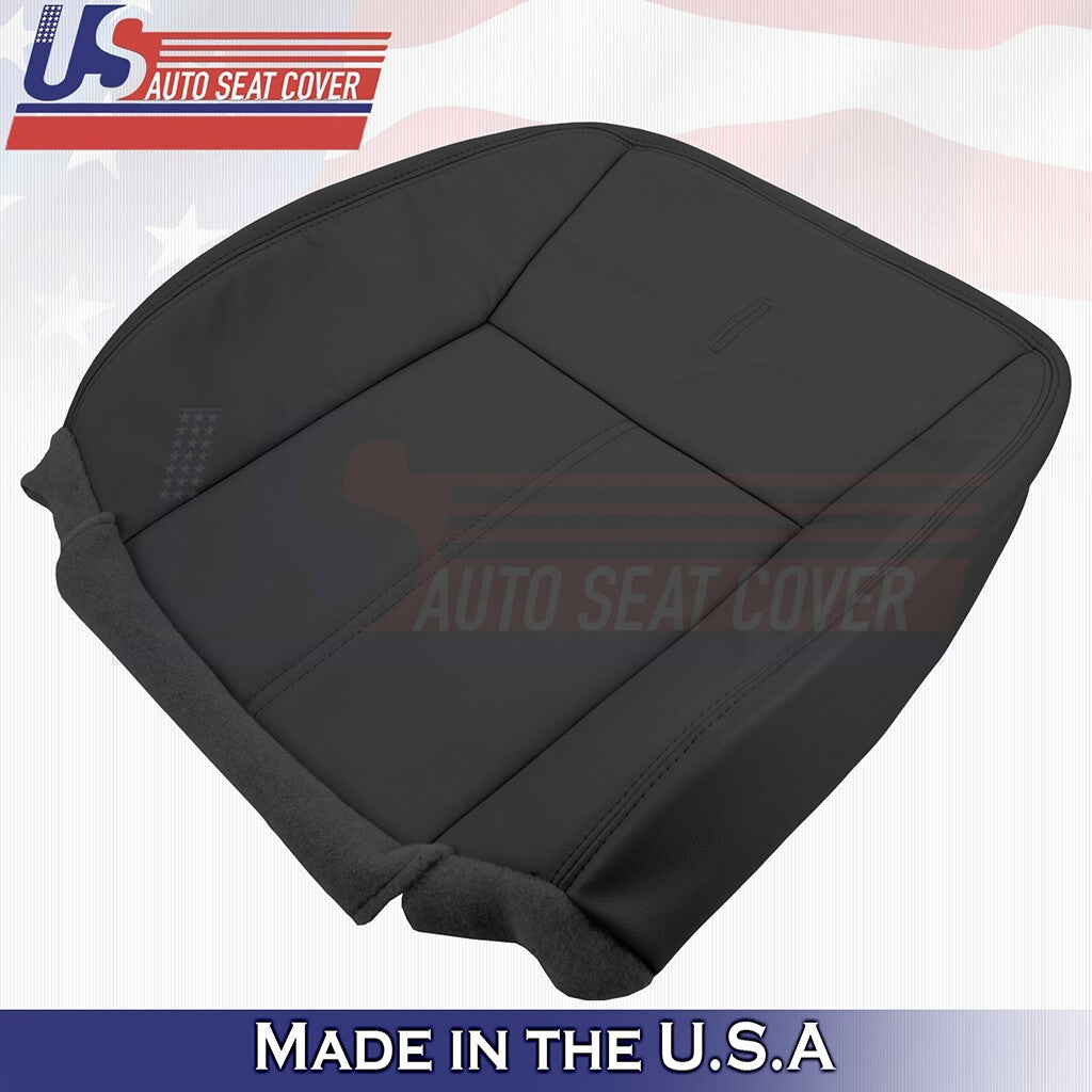 2003 2004 2005 2006 For Lincoln Town Car PASSENGER Top Leather Seat Cover Black