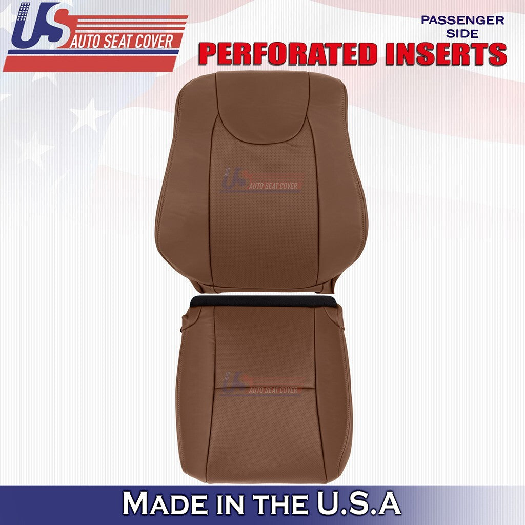 2013 2014 2015 Fits Lexus RX450h Passenger Bottom-Top Perf Leather Cover Saddle