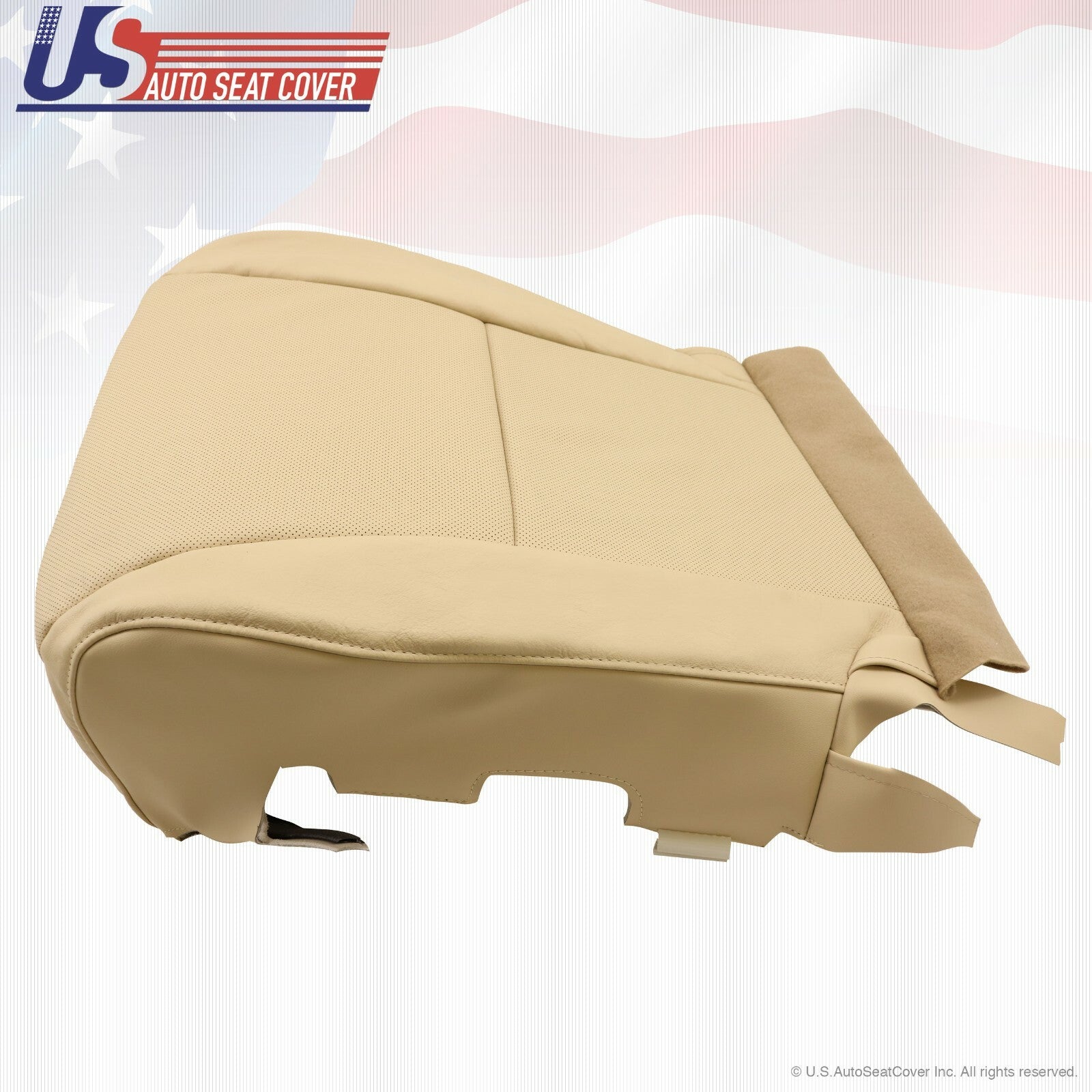 2010 to 2015 Fits Lexus RX350 RX450H Passenger Bottom Leather Seat Cover Tan