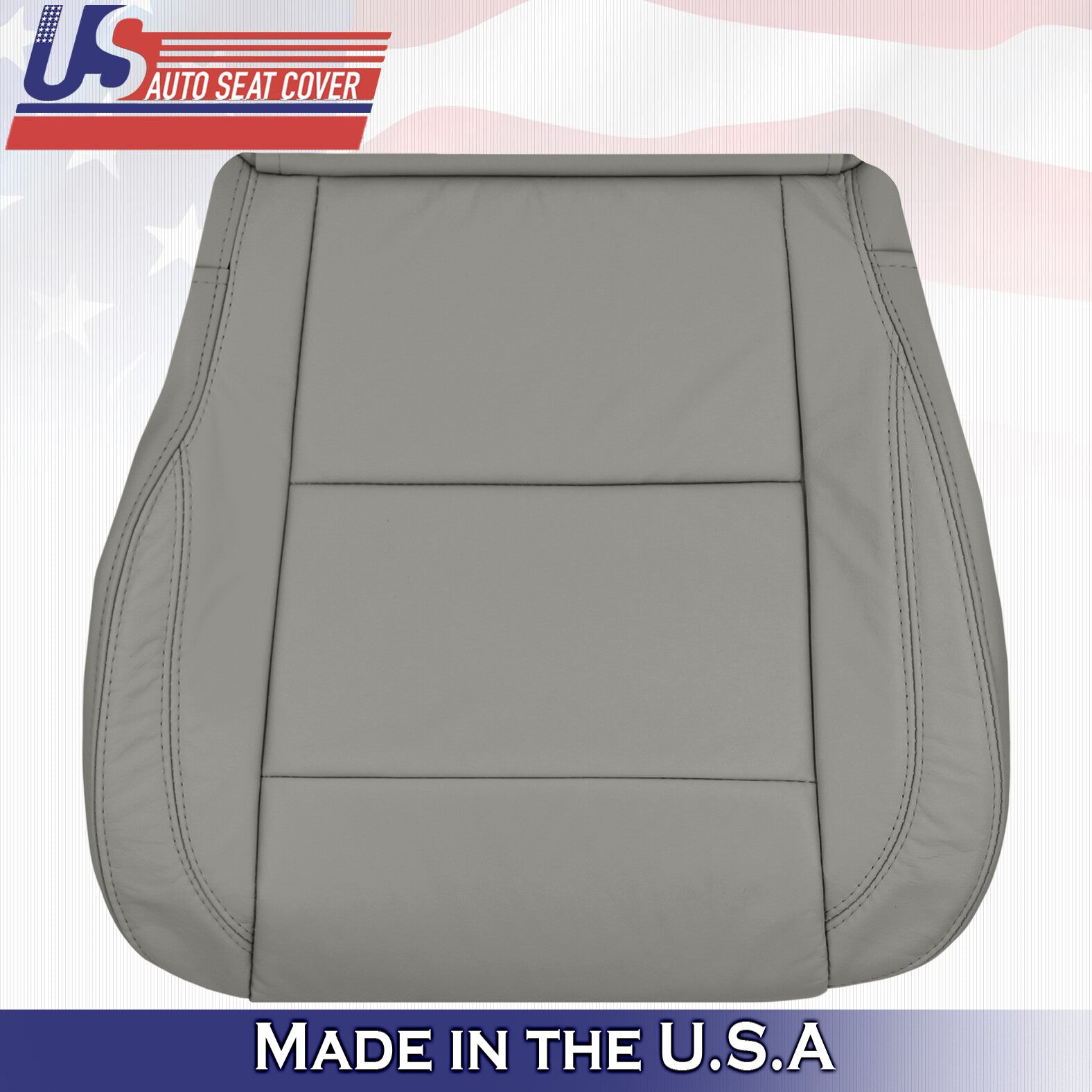 2004 - 2010 For Infinity QX56 Driver & Passenger 2x Bottom Leather Covers Gray