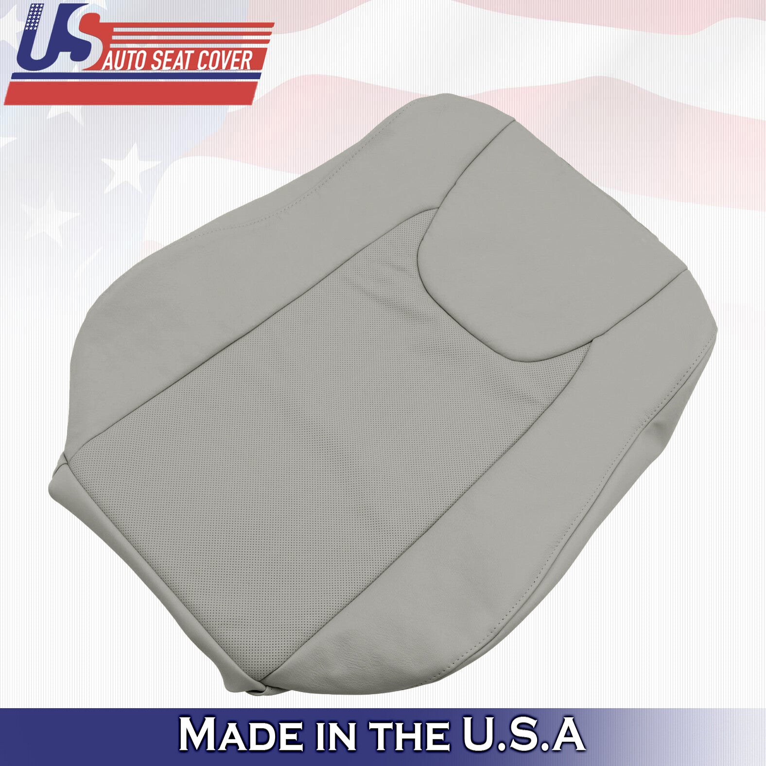 2014 For Lexus RX350 RX450H Passenger Top & Bottom Perf Leather Seat Covers Gray