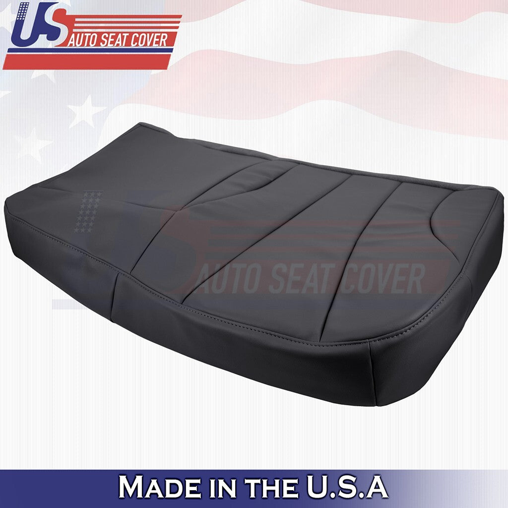 2001 2002 Fits Chevy Silverado WT Rear Driver Bench Bottom Vinyl Cover Dark Gray