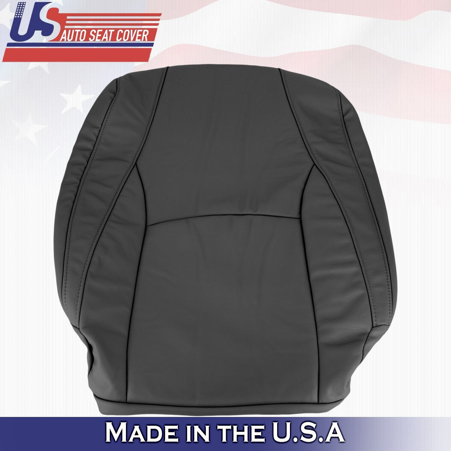 2004 2005 For Lexus RX350 RX330 RX400 Driver & Passenger Top Leather Covers BLK