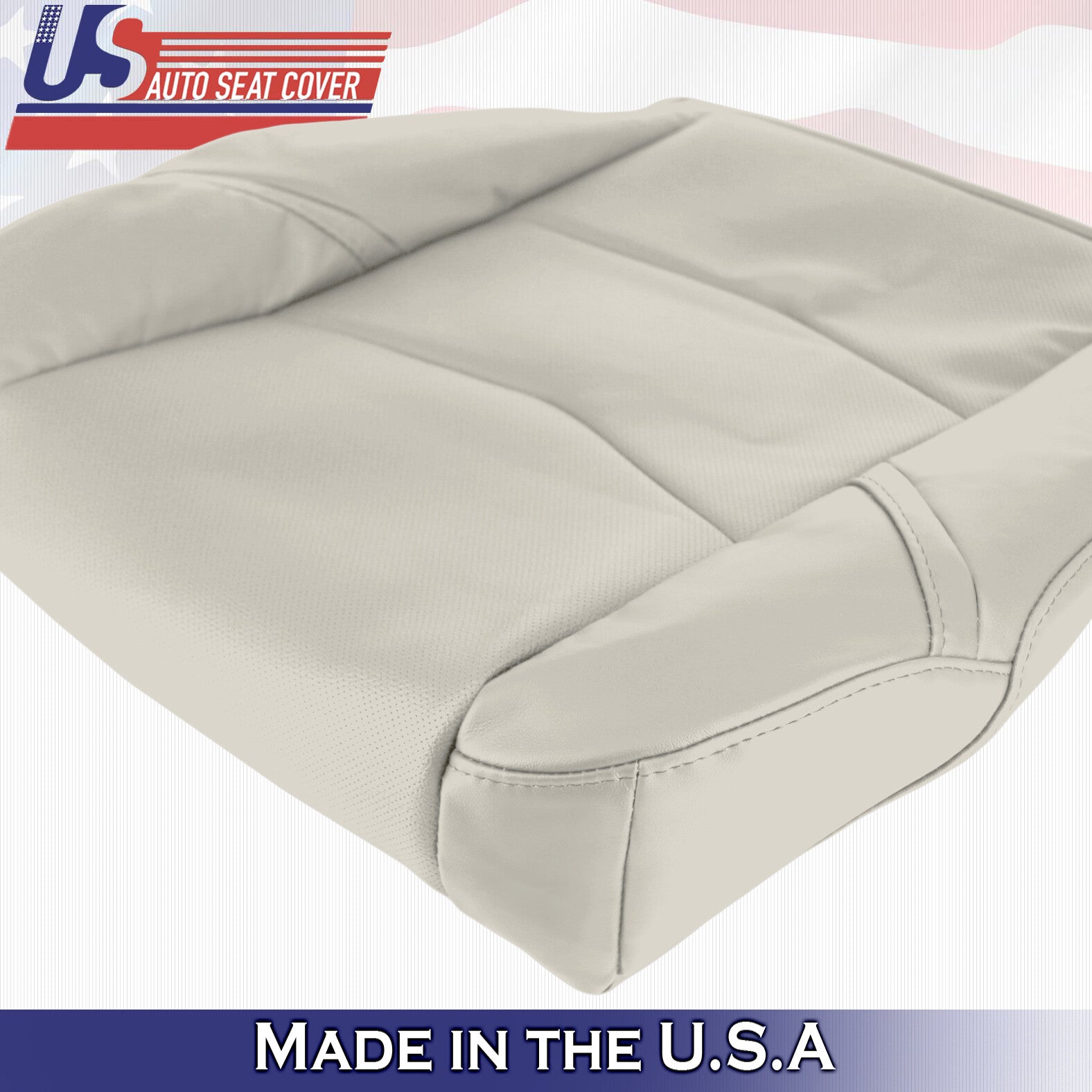 2015 to 2020 For Cadillac Escalade Passenger Side Bottom Leather Seat Cover Tan