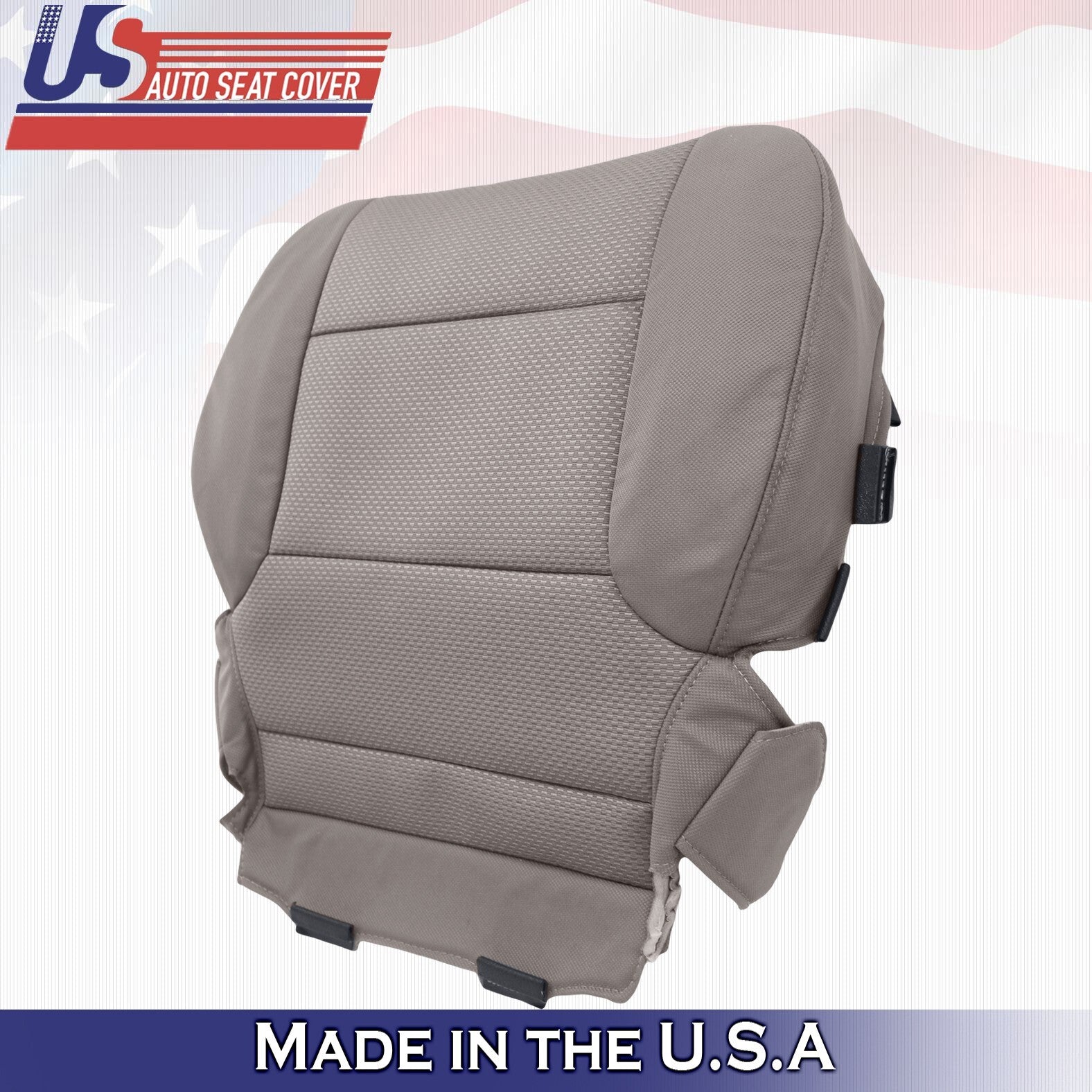 2019 For Chevy Silverado 2500 3500 Driver & Passenger 2x Bottom Cloth Covers Tan