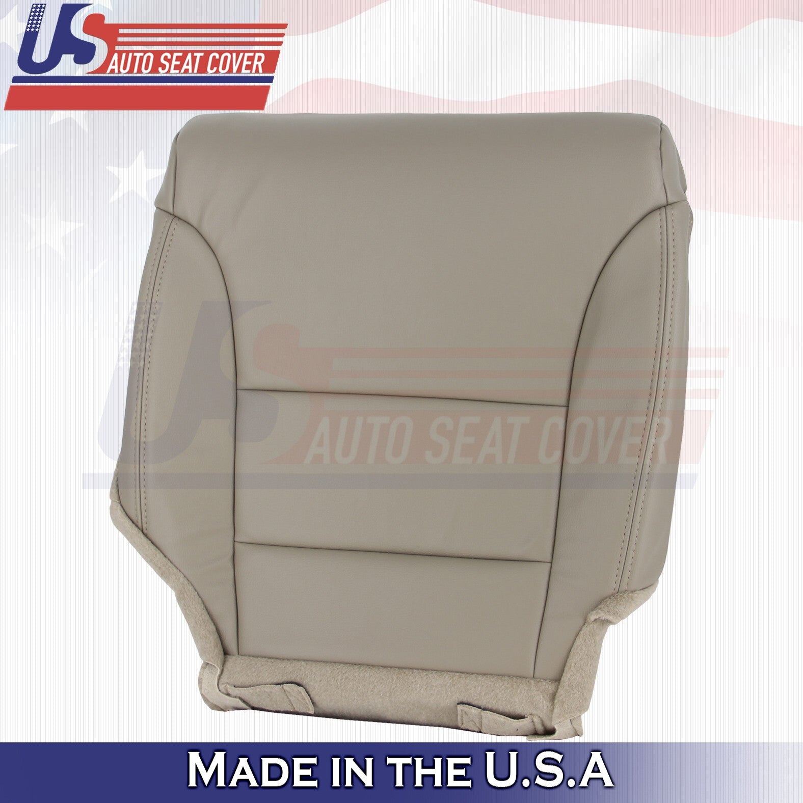 2012 2013 2014 2015 2016 FITS Honda CR-V DRIVER Bottom Leather Seat Cover Tan
