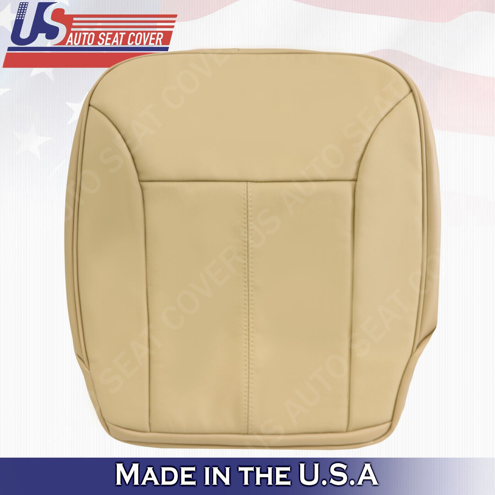 2010 2011 2012 Fits Mercedes Benz GL Passenger Bottom Leather Seat Cover Tan
