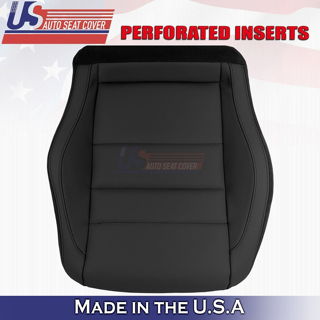 2010 to 2014 For Mercedes Benz E350 Coupe Driver Bottom Leather Seat Cover Black