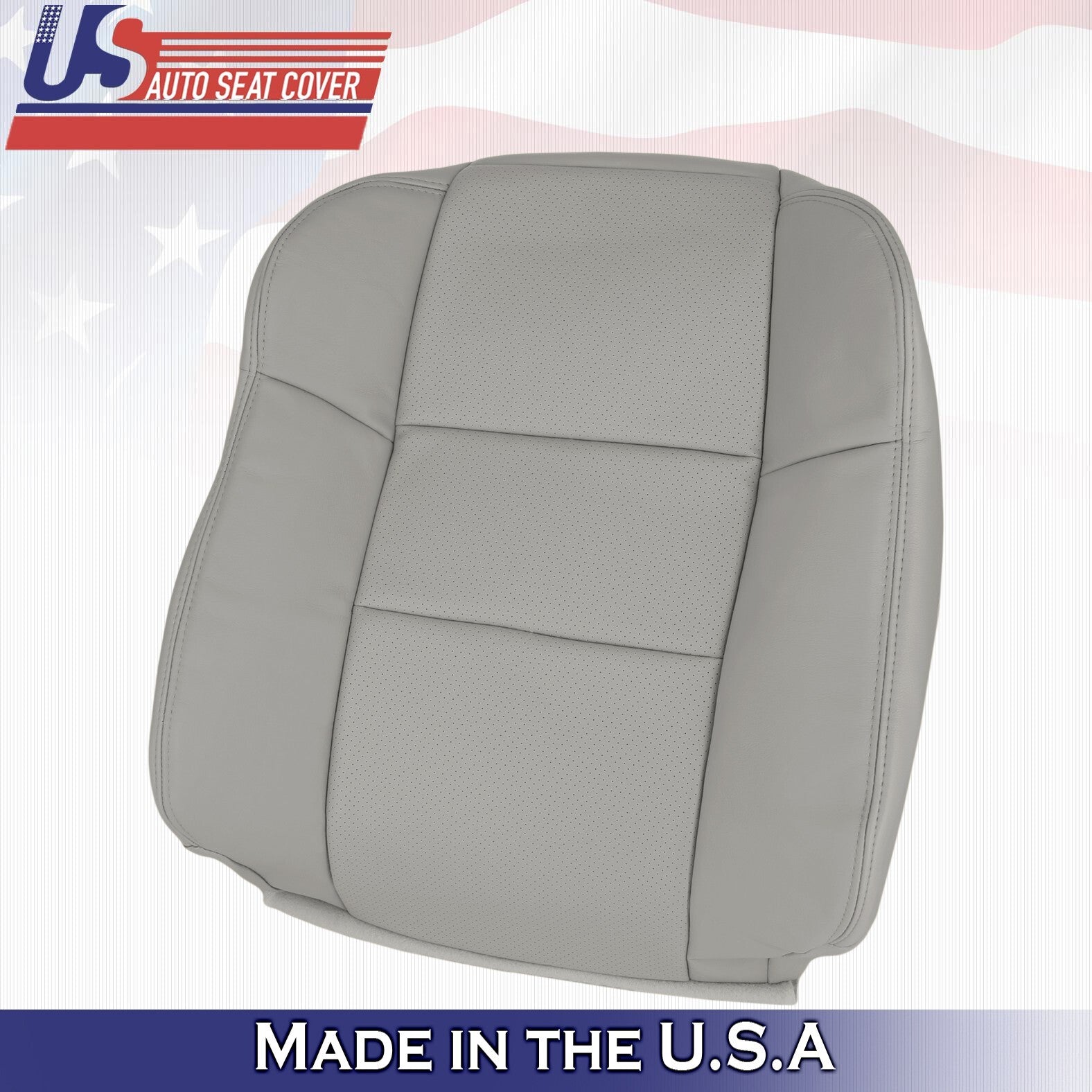 2007 2008 For Acura RDX Driver Passenger Top Synthetic Perf Leather Covers Gray