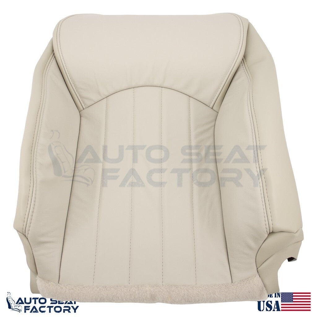 2014 - 2017 Fits Infiniti QX50 Driver Top & Bottom Wheat Leather Seat Covers