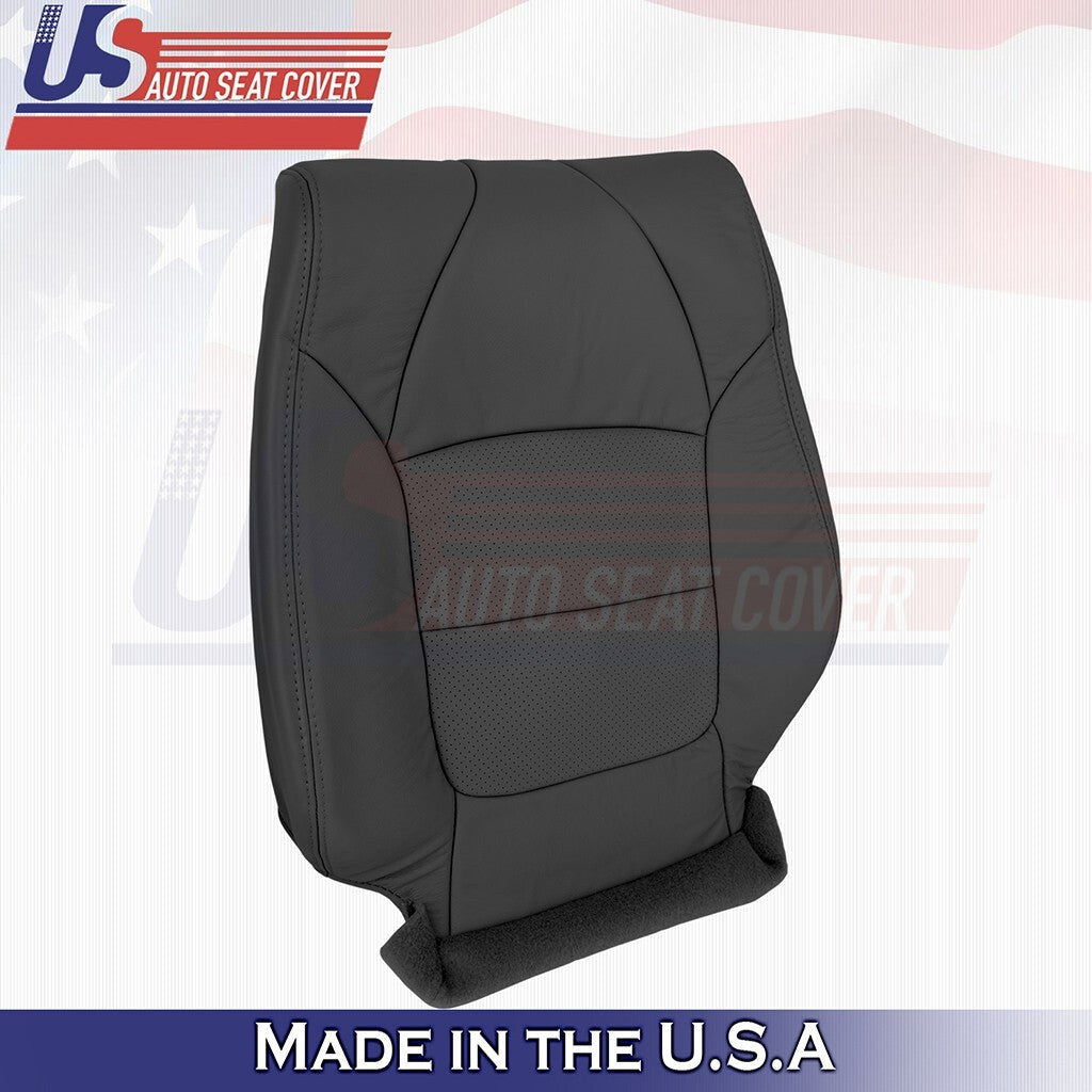 2002 2003 Compatible with Acura TL Type S Passenger Top Leather Seat Cover Black