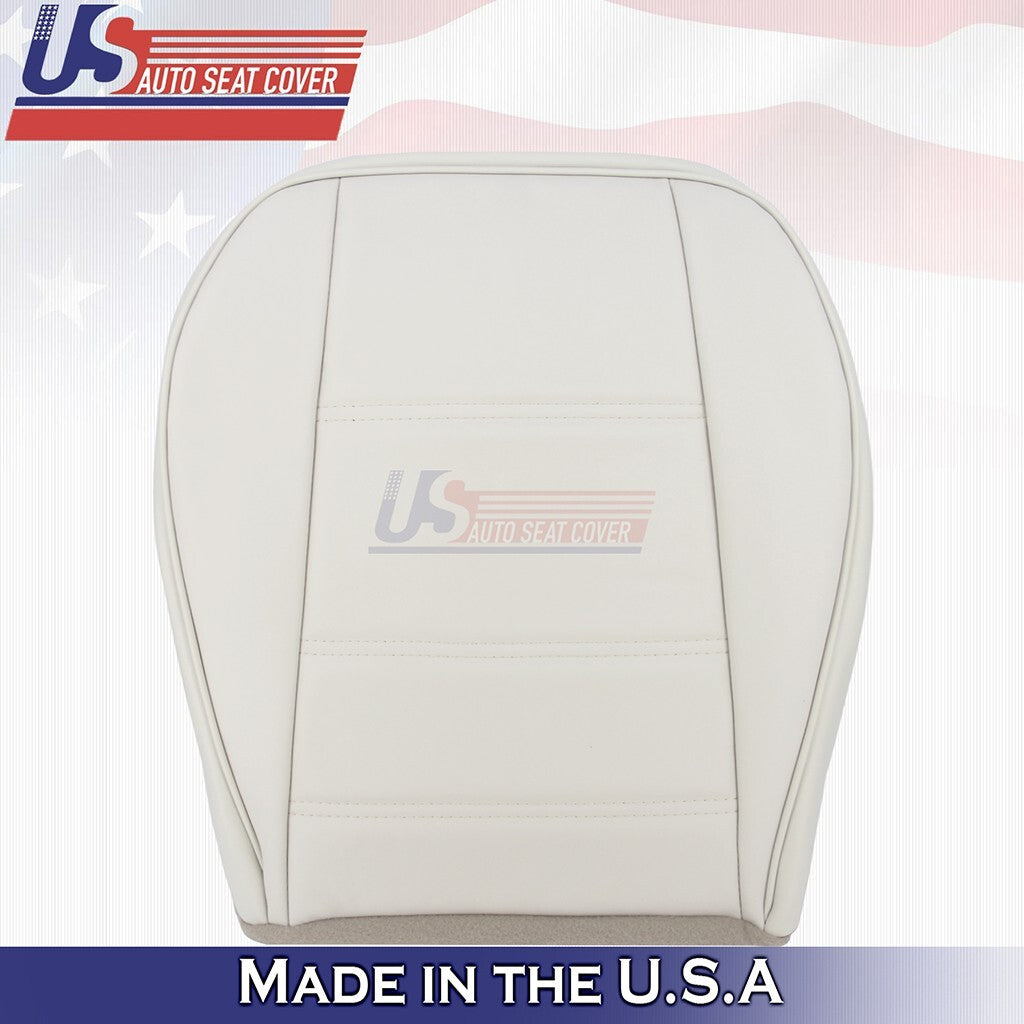 1999 -2004 Fits Ford Mustang V6 DRIVER & PASSENGER Bottoms Leather Cover White