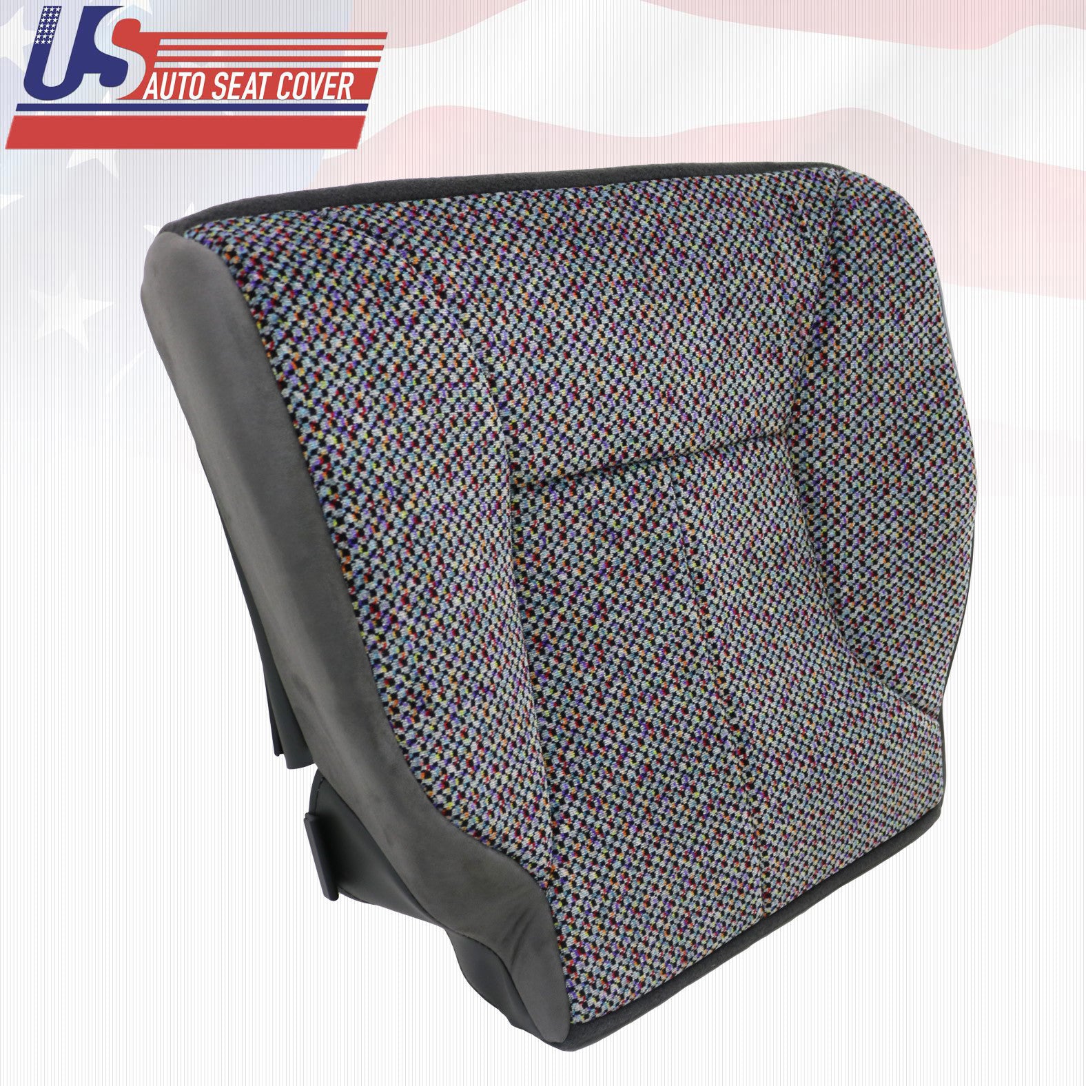 1998 to 2002 Fits Dodge Ram 1500 Slt Driver Bottom Cloth Seat Cover Dark Gray