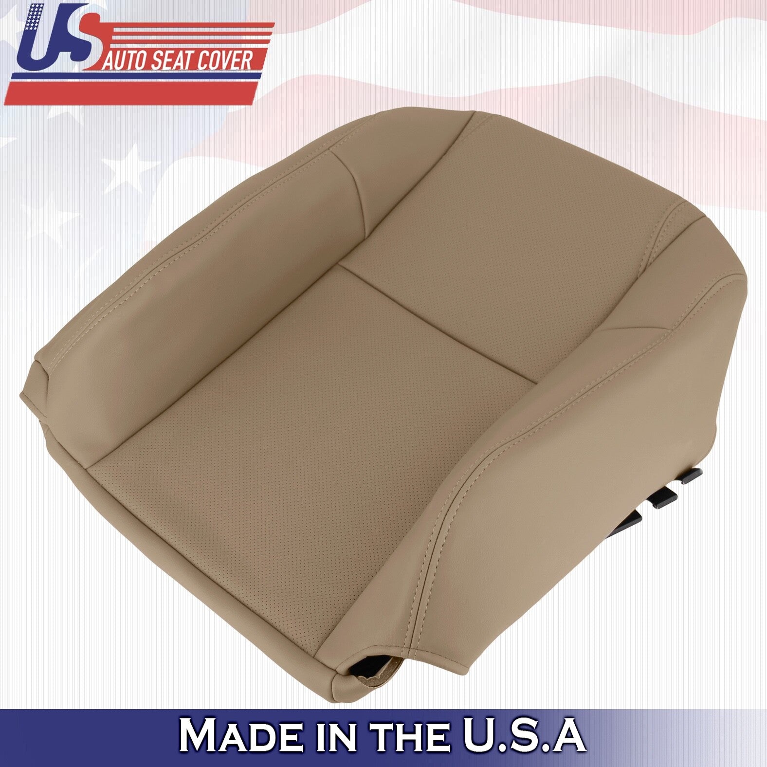 2003 to 2005 For Honda Pilot Driver Top & Botton Synthetic Leather Covers Tan