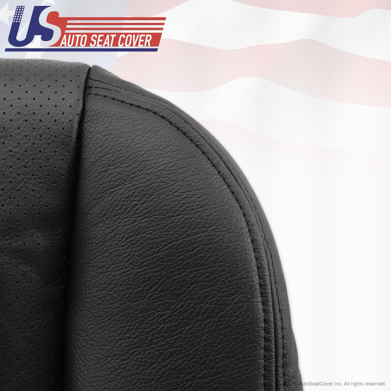 2012 Cadillac Escalade Driver Side Seat Bottom Leather Cover ebony ventilated