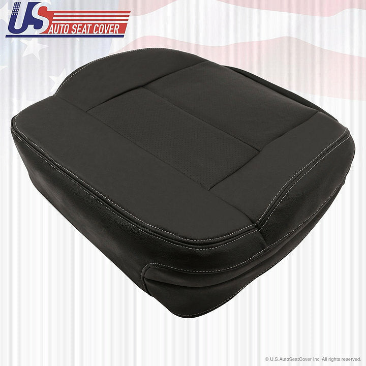2004-2008 Ford F150 FX4 4X4 4WD Driver Side Bottom Leather Seat Cover Black