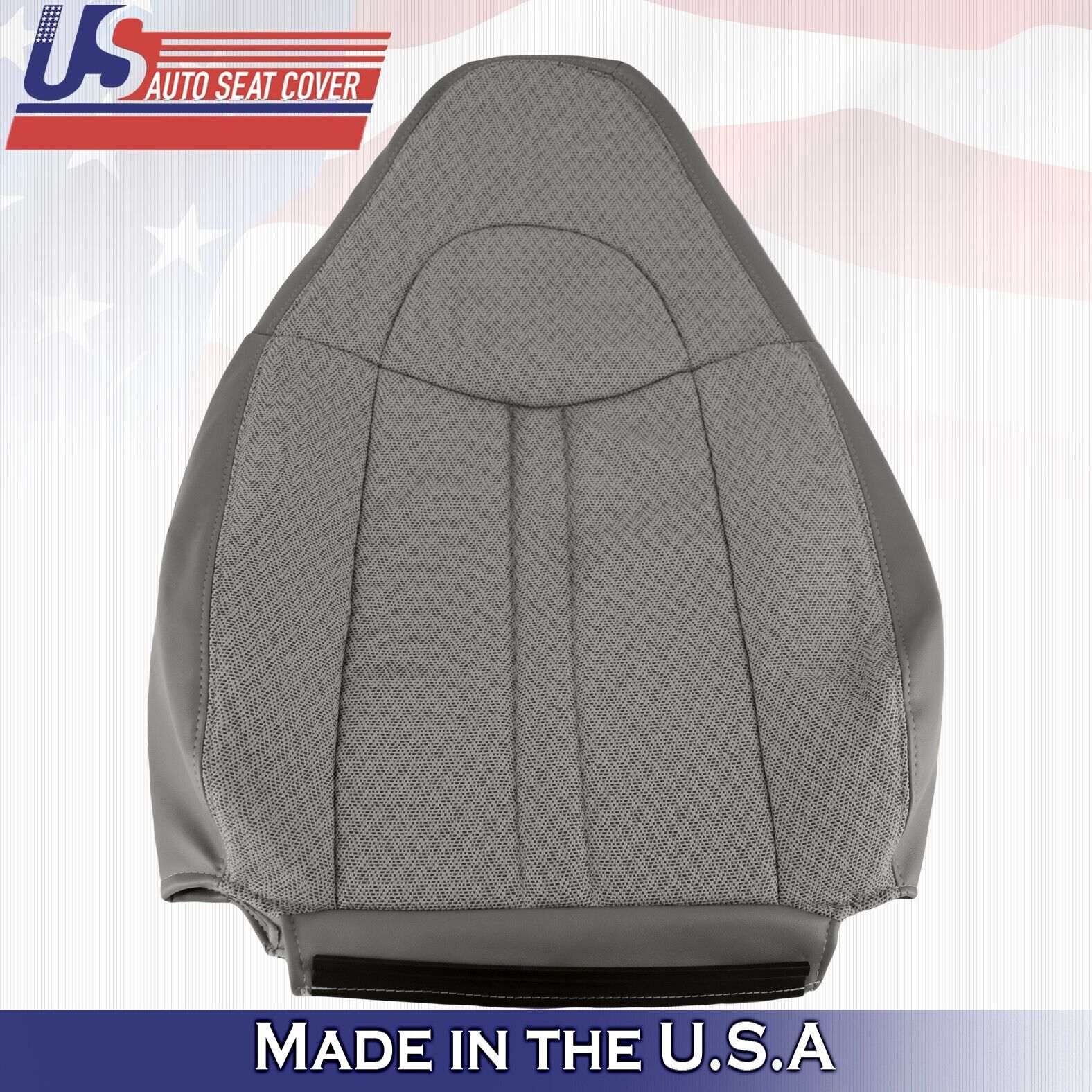 2003 to 2014 Fits Chevy Express Van Driver & Passenger Tops Cloth Cover Gray