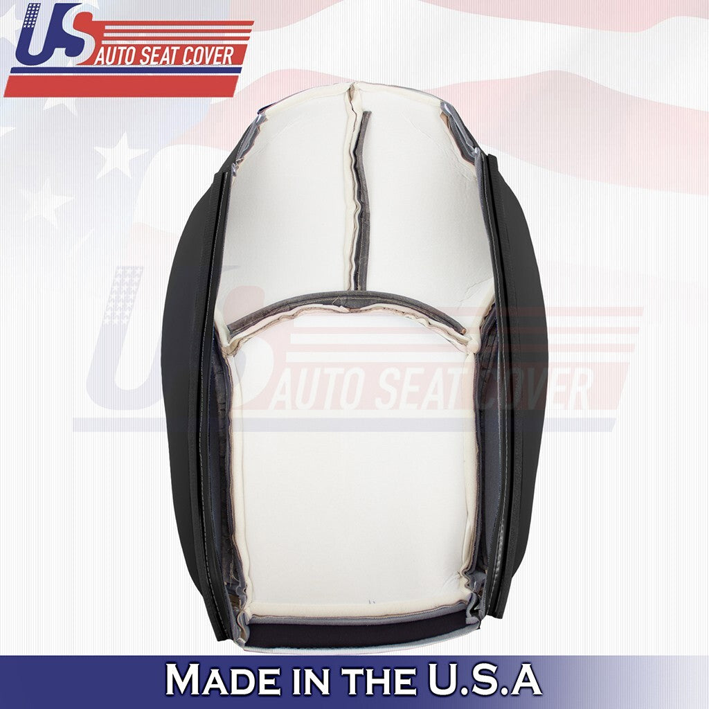 1996 to 2002 For Mercedes Benz SL600 Front Set Tops &Bottoms Leather Cover Black