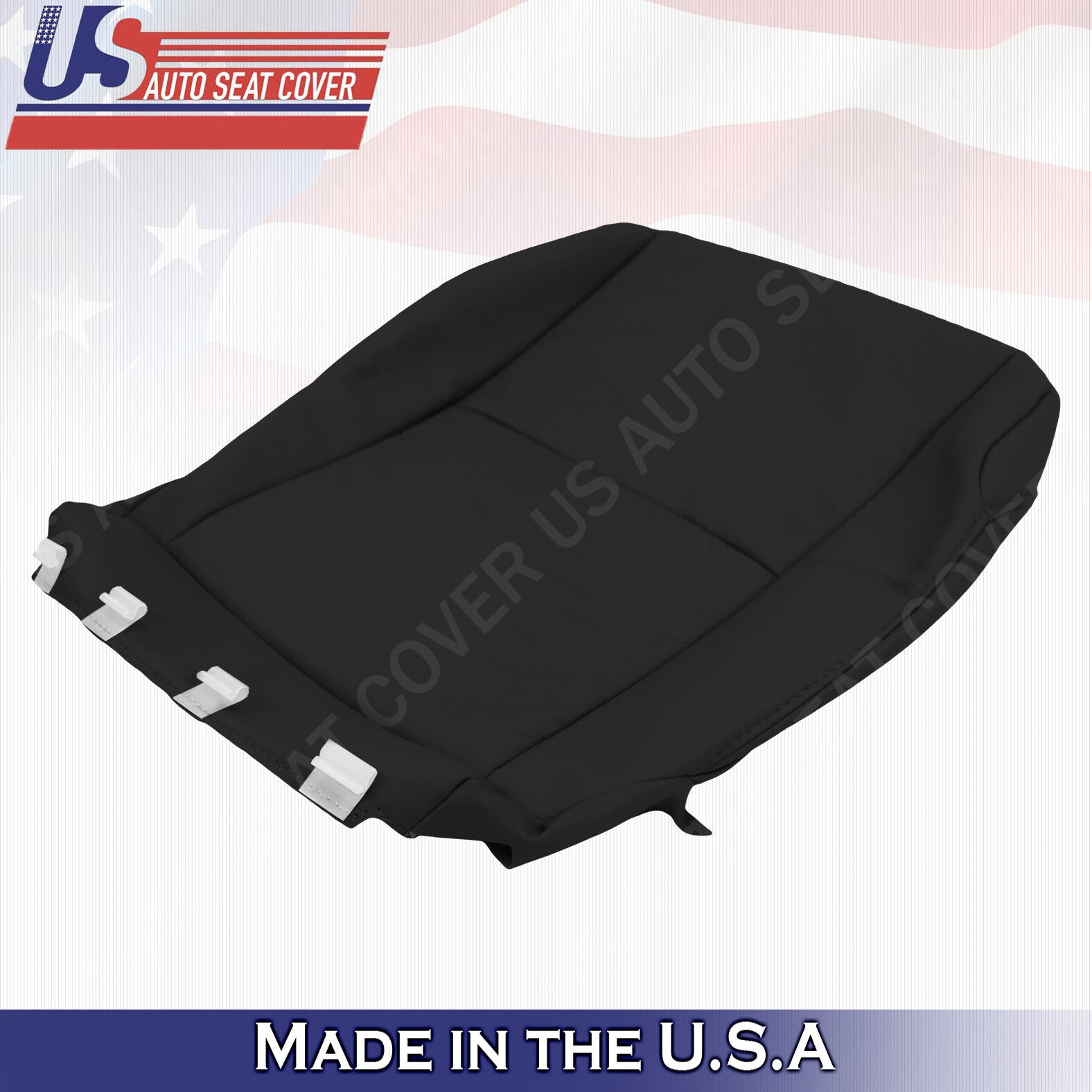 Driver & Passenger Bottoms Leather Covers Black Fits Toyota 4Runner 2010 to 2014