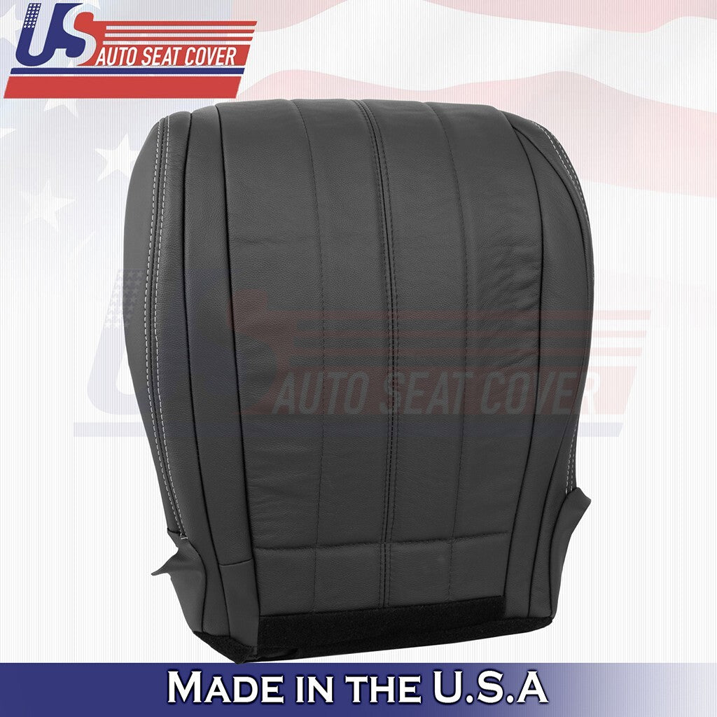 2014 For Infiniti QX70 Front Driver Bottom Genuine Leather Seat Cover In Black