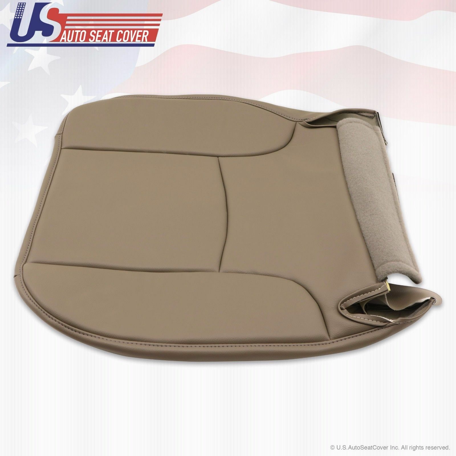 2002 To 2005 Fits Dodge Ram 2500 ST Driver Bottom Vinyl Seat Cover Color Tan