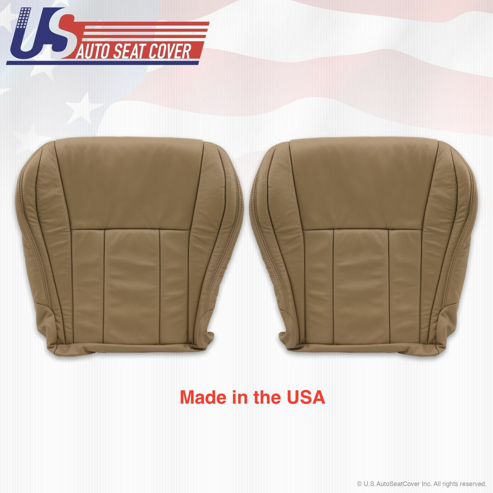 Front Left & Right Bottom Leather Seat  Replacement Tan Fit 96-02 Toyota 4Runner