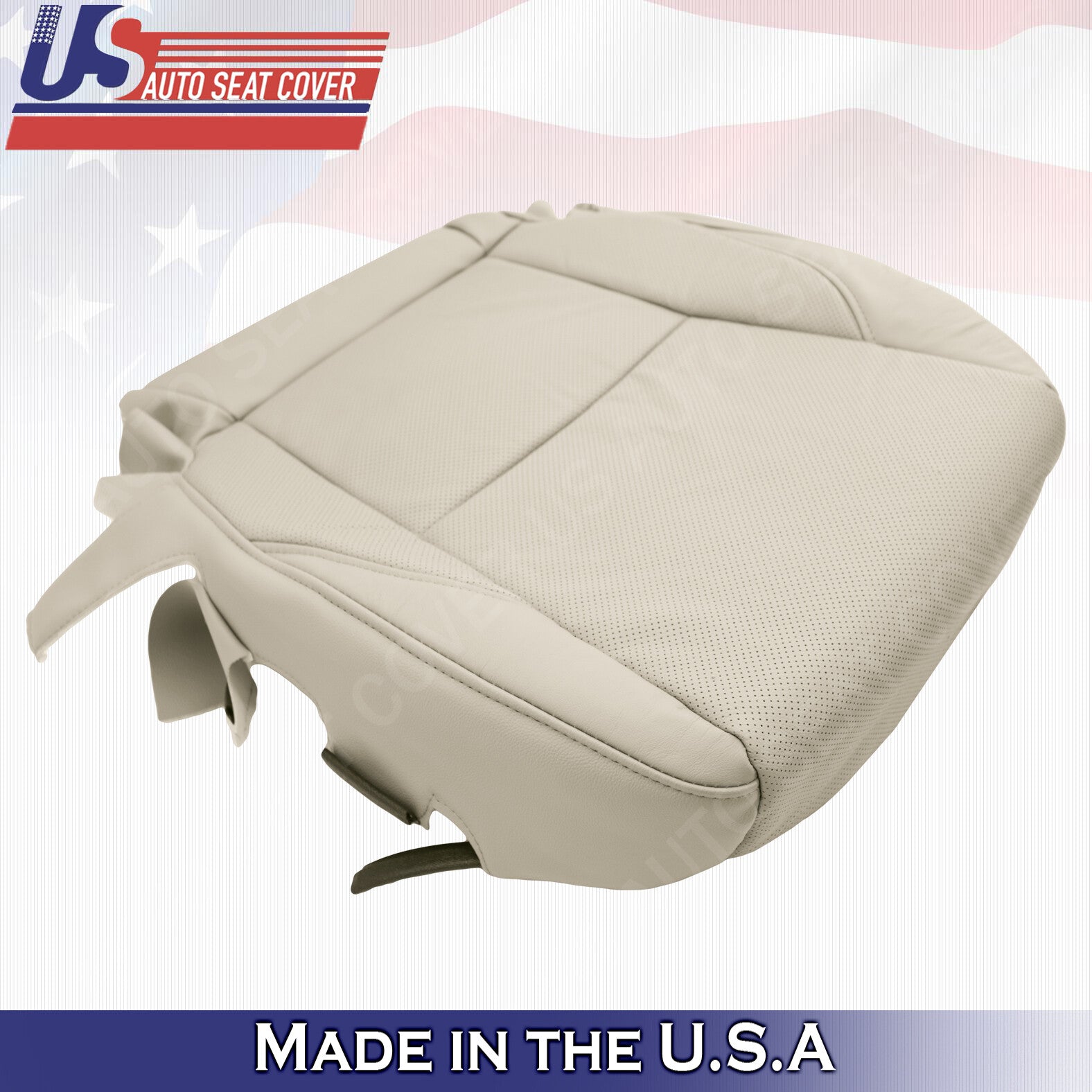 Fits For 2010 2011 2012 Lexus ES350 Driver Bottom Leather Seat Cover Light Tan