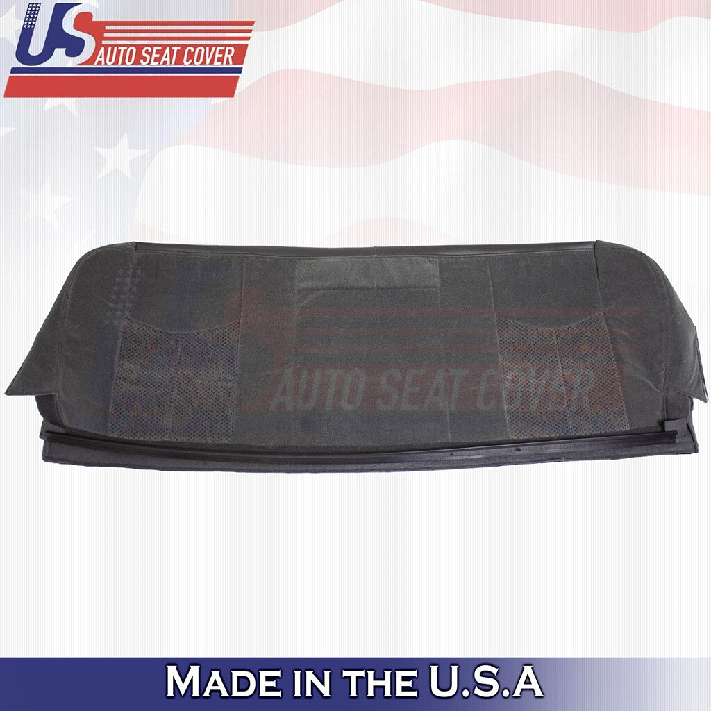 2003 to 2007 For Chevy Silverado Rear Bench Bottom Cloth Seat Cover Dark Gray