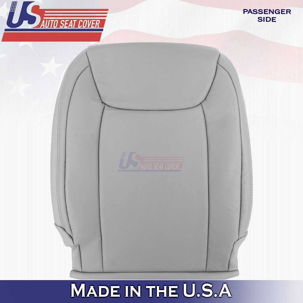 2004 to 2010 Fits Toyota Sienna Driver & Passenger Tops Leather Seat Cover Gray