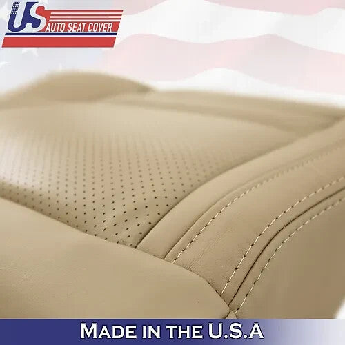 2001 2002 2003 For Toyota Highlander Driver Bottom Perforated Leather Cover Tan