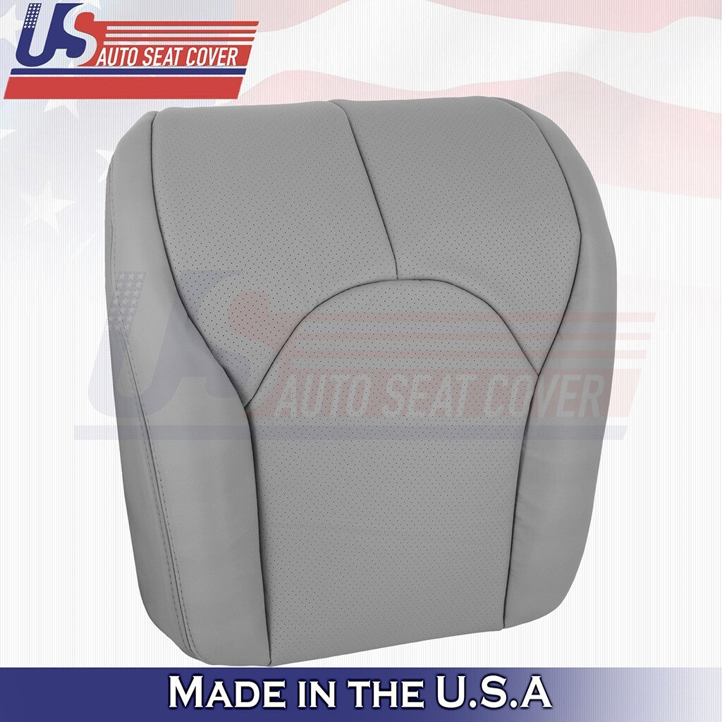 1996 to 2002 For Mercedes Benz SL500 RIGHT Bottom & Top Perf Leather Cover Gray