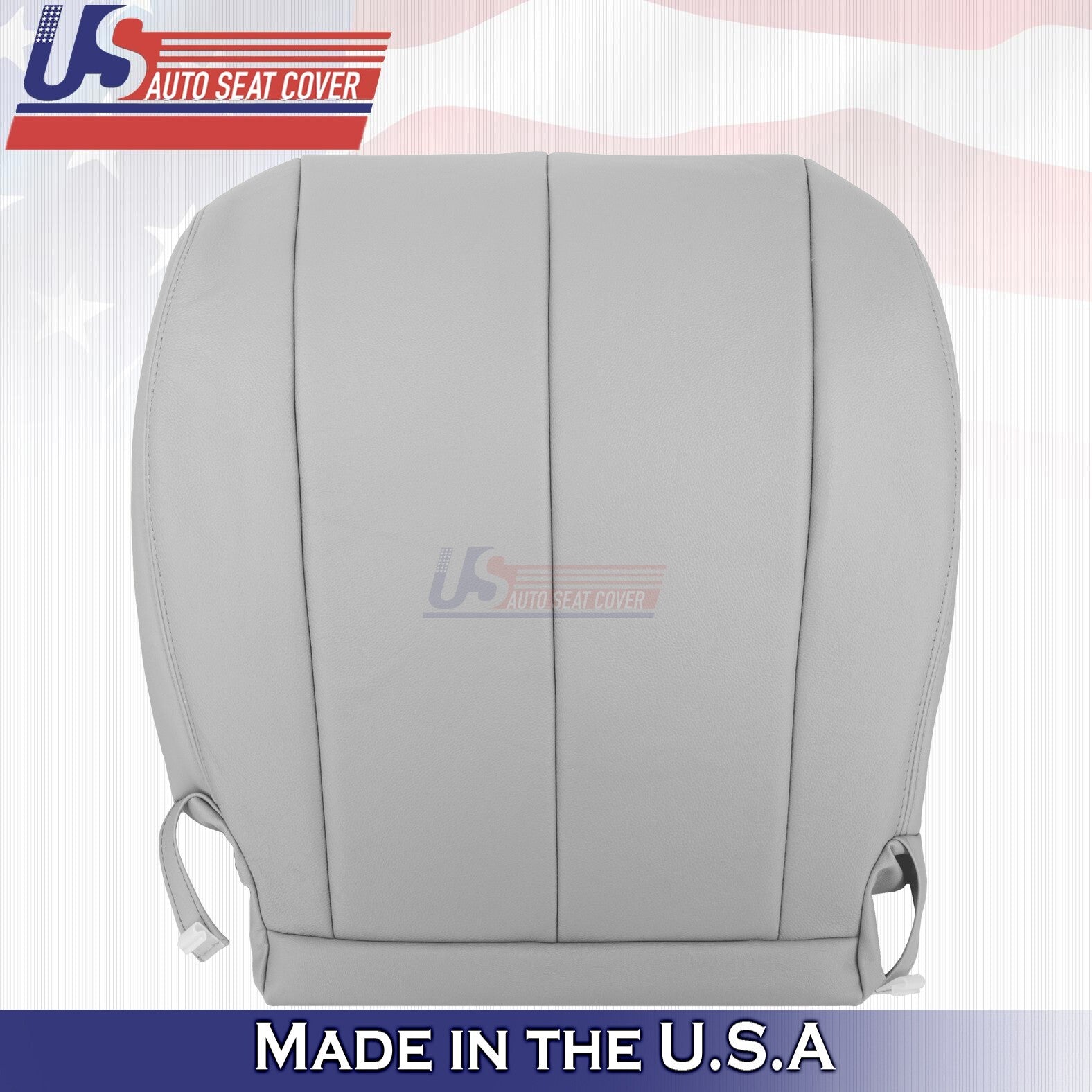 2011 to 2014 Fits Toyota Sienna Driver Bottom Leather Seat Cover Light Gray