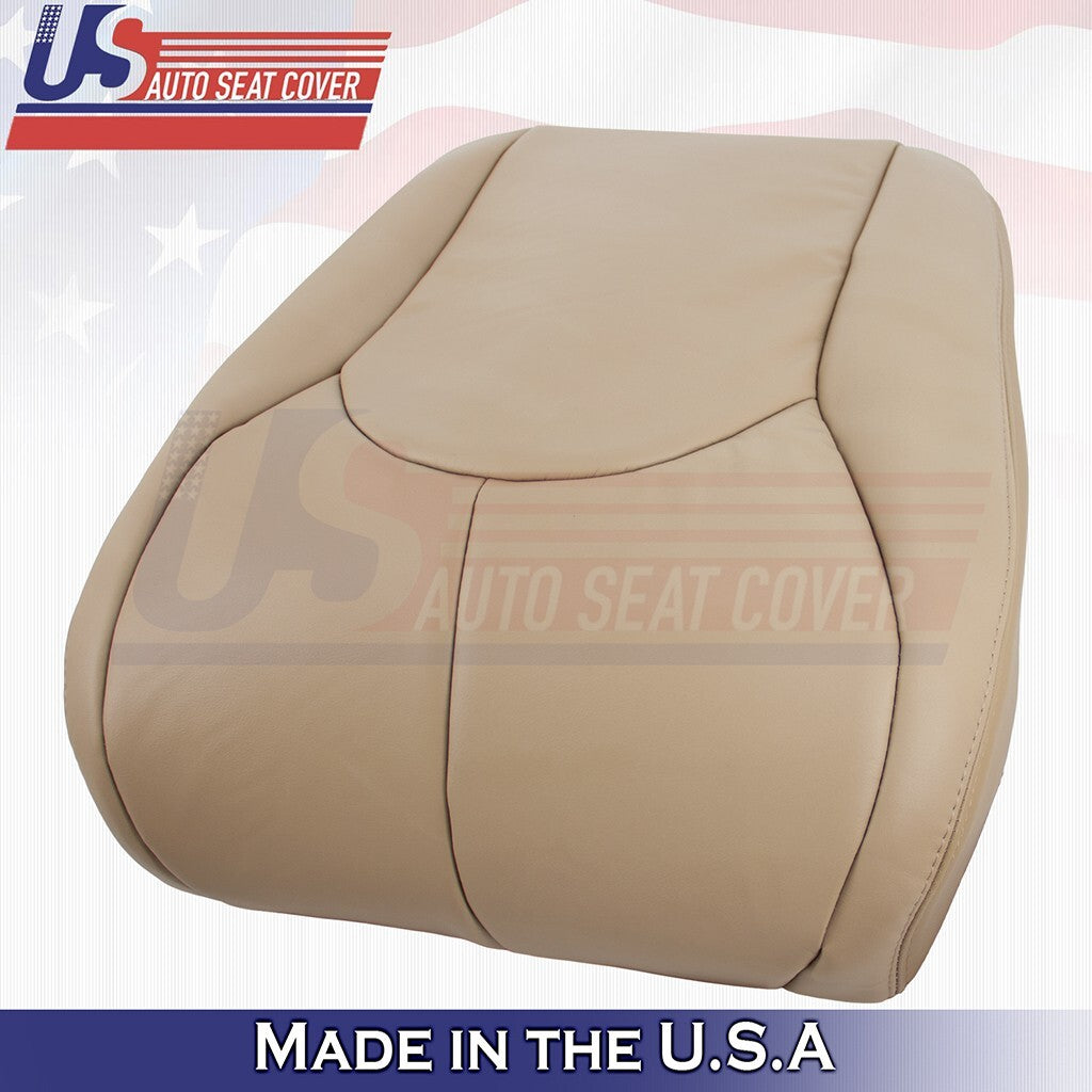 1996 to 2002 For Mercedes Benz SL500 SL600 Driver Bottom Leather Seat Cover Tan