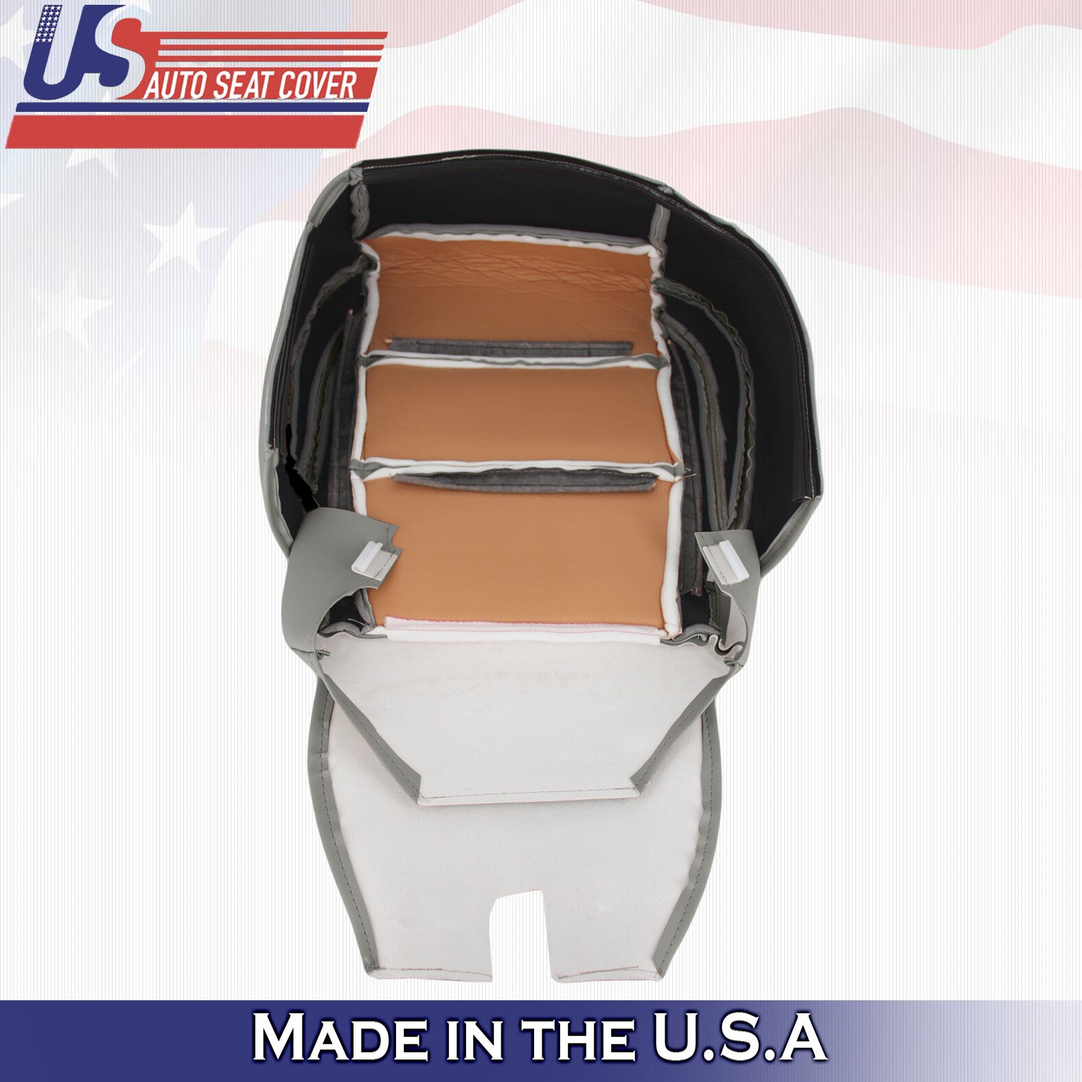 2004 - 2010 For Infinity QX56 Driver & Passenger 2x Bottom Leather Covers Gray