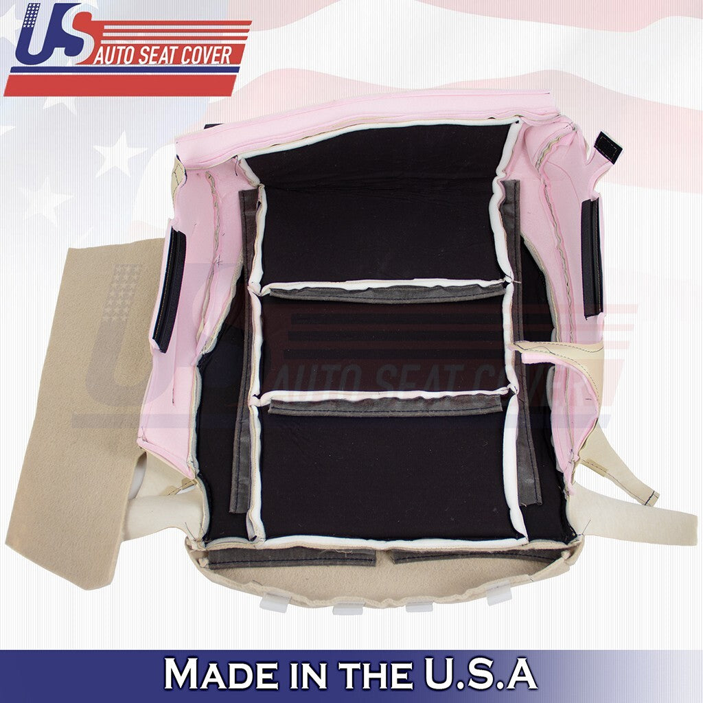 2014 to 2019 For Toyota Highlander Driver Bottom Leather w/Perforated Cover Tan