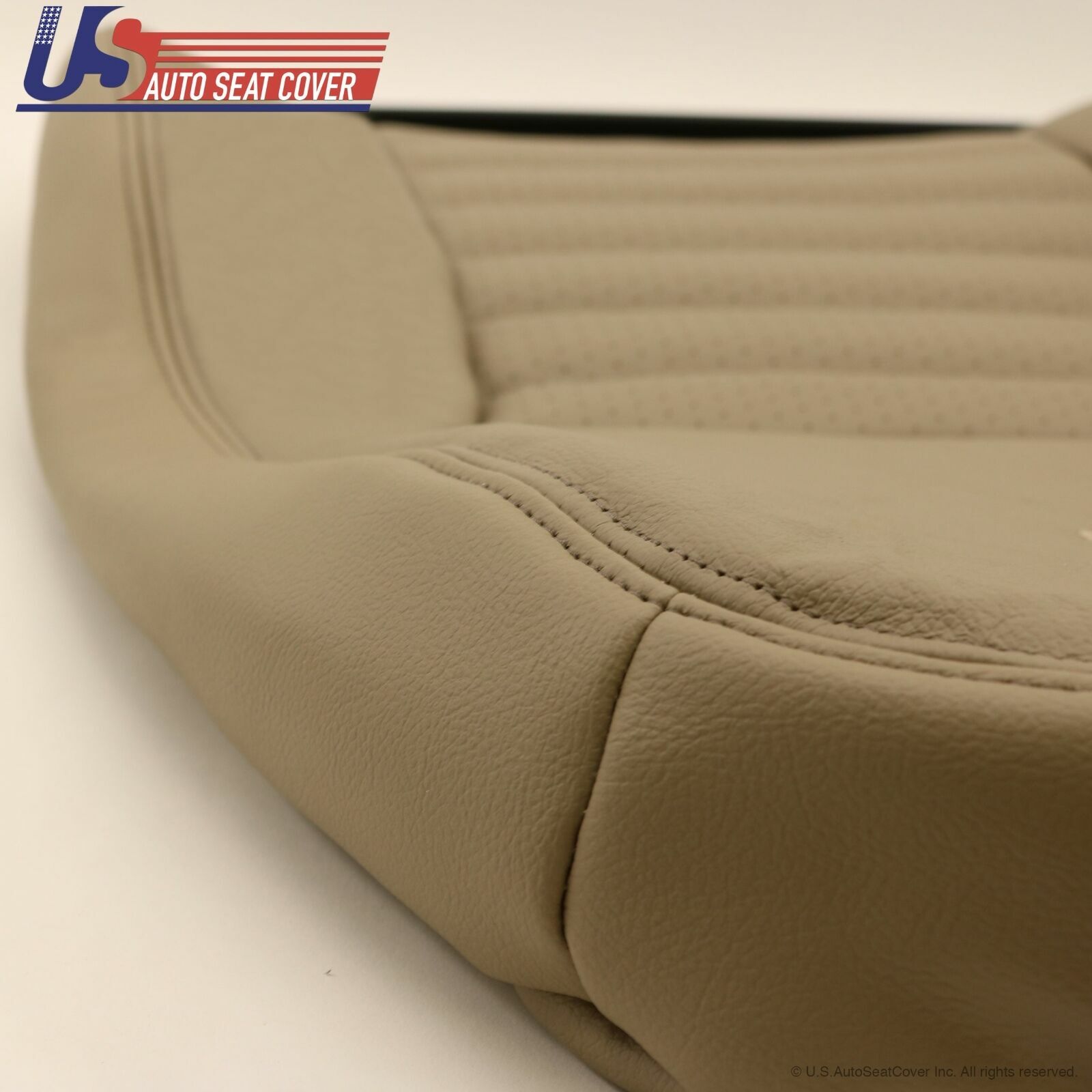1999 2000 2001 2002 2003 2004 Ford Mustang GT Driver Top Back leather Cover TAN