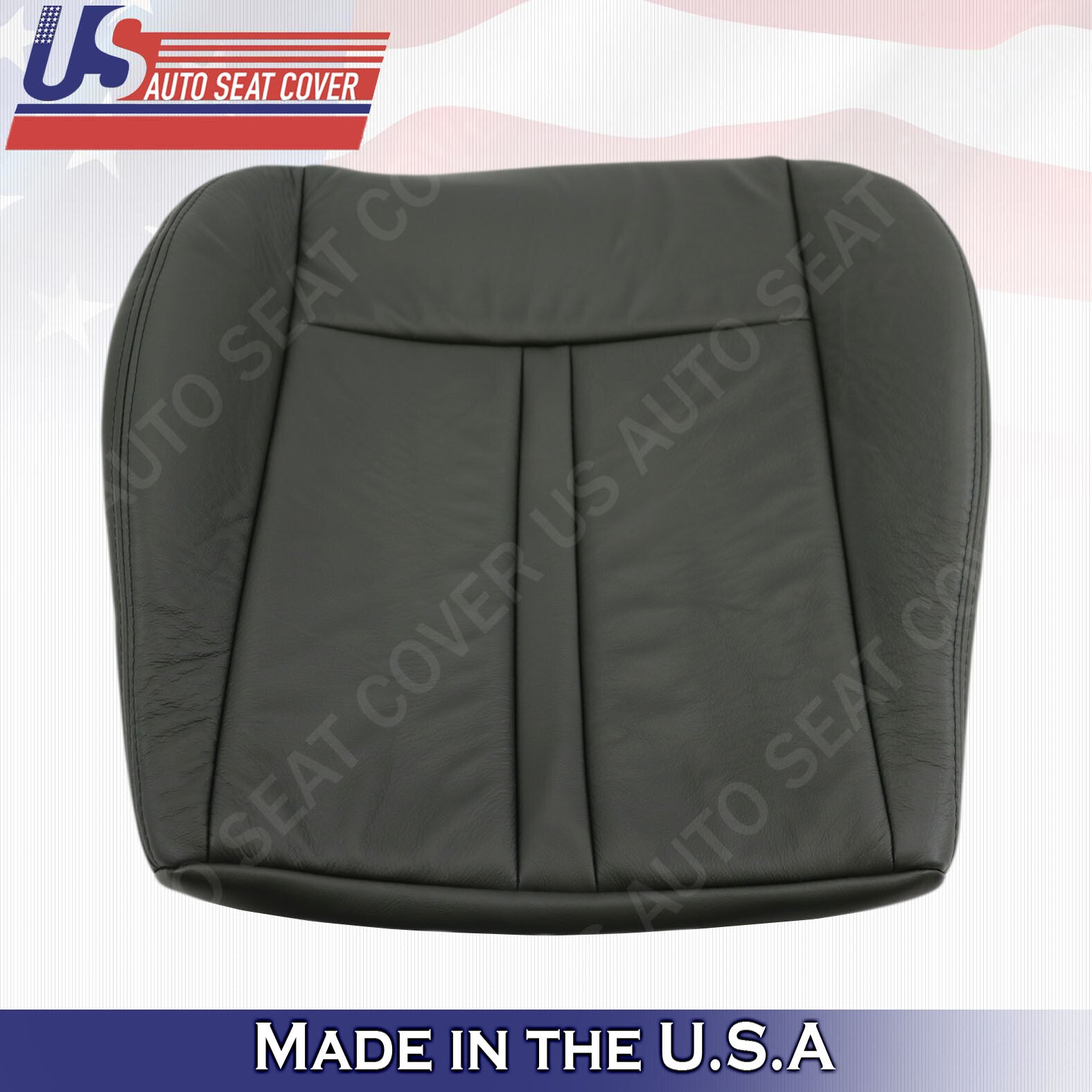 Passenger Bottom Leather Seat Cover BLACK 2005 2006 2007 For Jeep Grand Cherokee