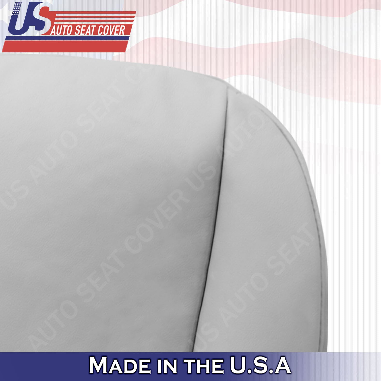 2007 to 2011 For Toyota Camry Driver Passenger Bottom Leather Seat Covers Gray