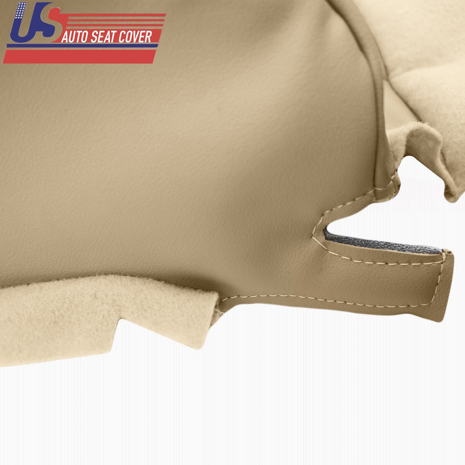 Driver & Passenger top Leather Seat Cover Tan For 2001 to 2006 Lexus LS430