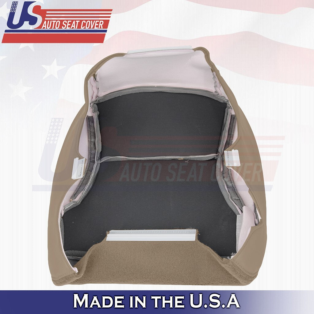 1997 1998 Fits Ford F150 Lariat Driver Bottom & Top Leather Seat Cover Tan