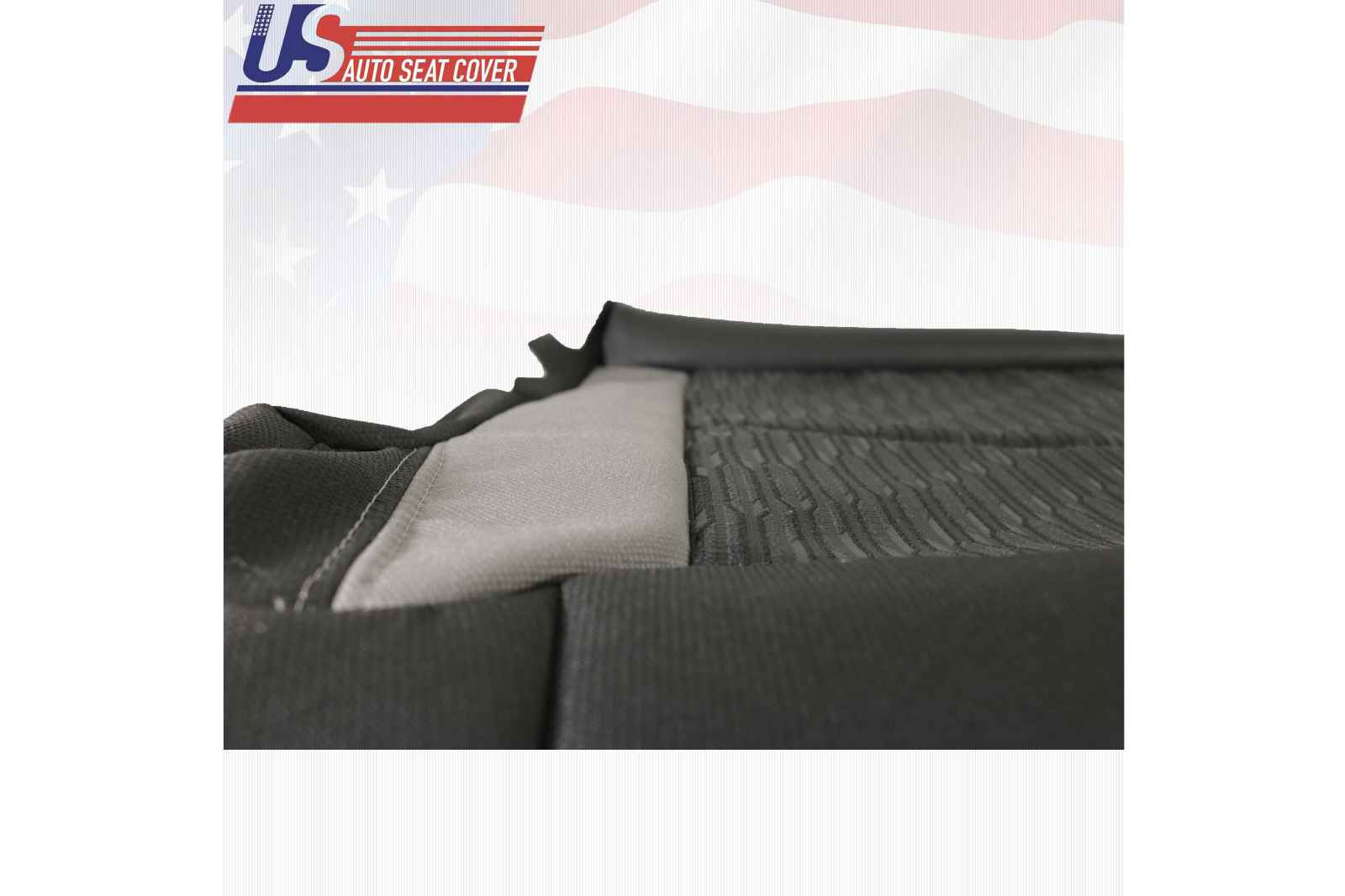 For 2014 - 2020 Toyota Tundra Driver Bottom Replacement Cloth Seat Cover Black