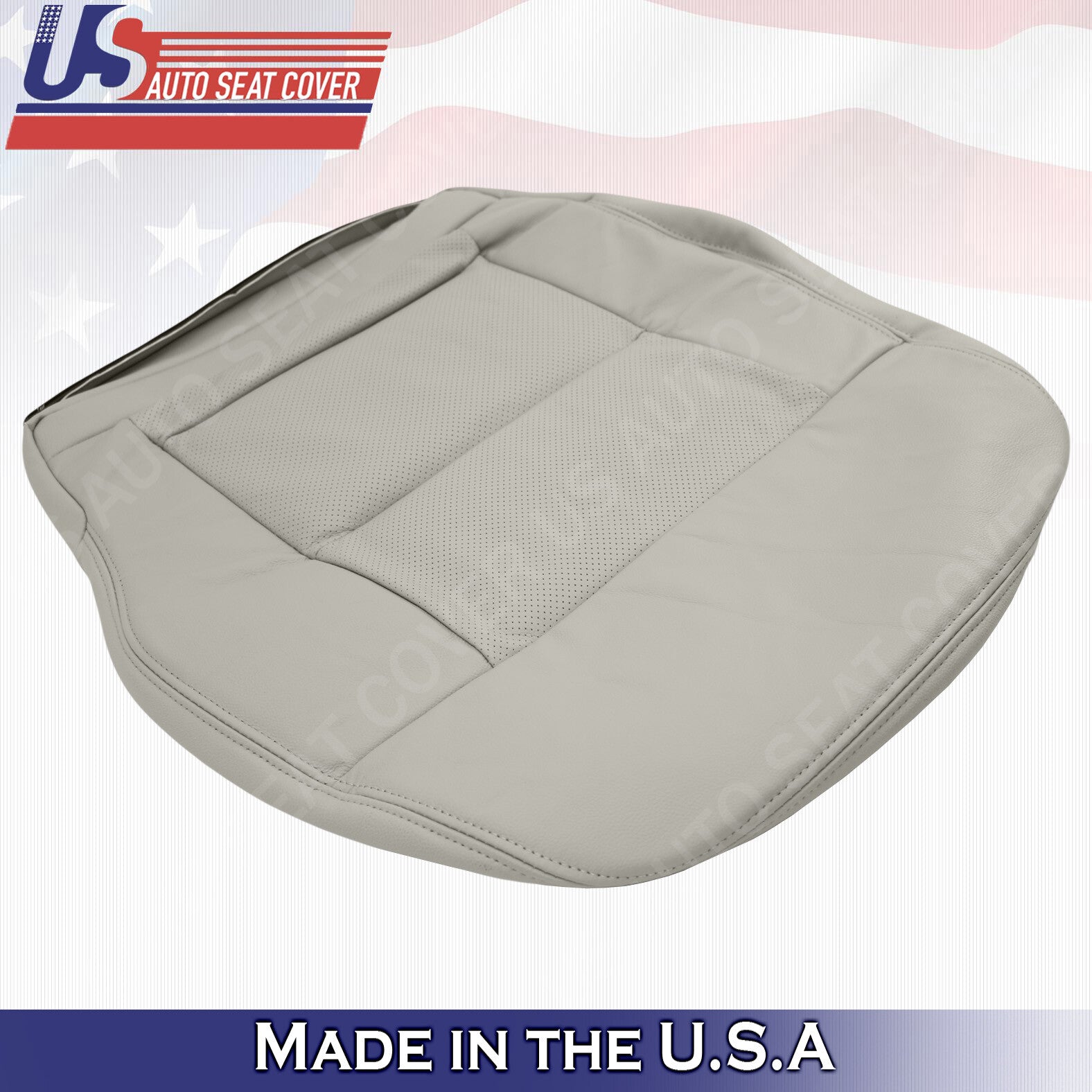 Fits 2010 - 2013 Mercedes Benz E350 Passenger Bottom Leather Cover Dark Gray