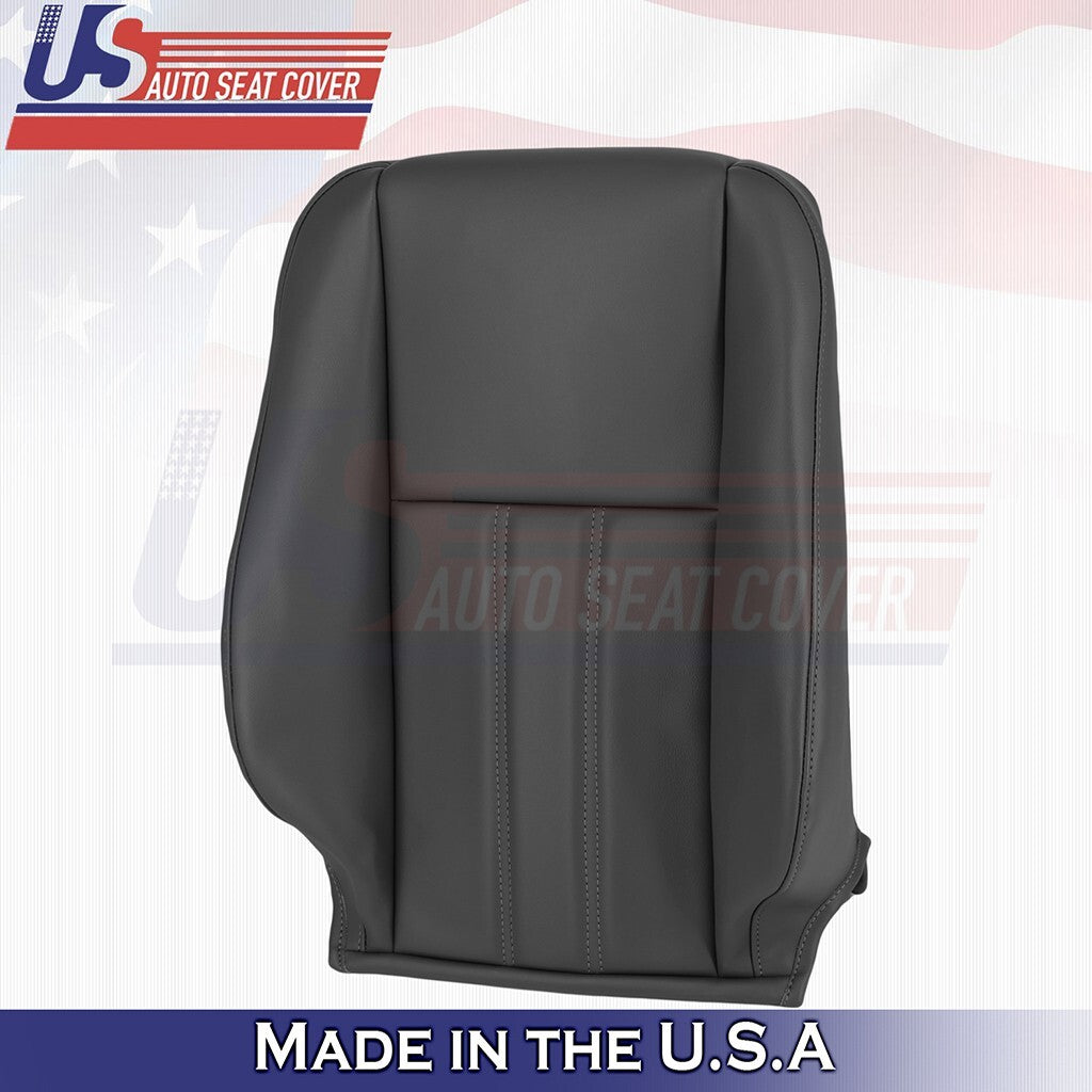 2008 to 2016 Fits Chrysler Town Country Passenger Top Bottom Leather Cover Black