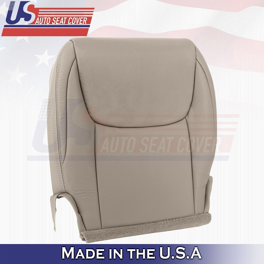 2004 to 2010 For Toyota Sienna Passenger Bottom & Top Leather Seat Cover Tan