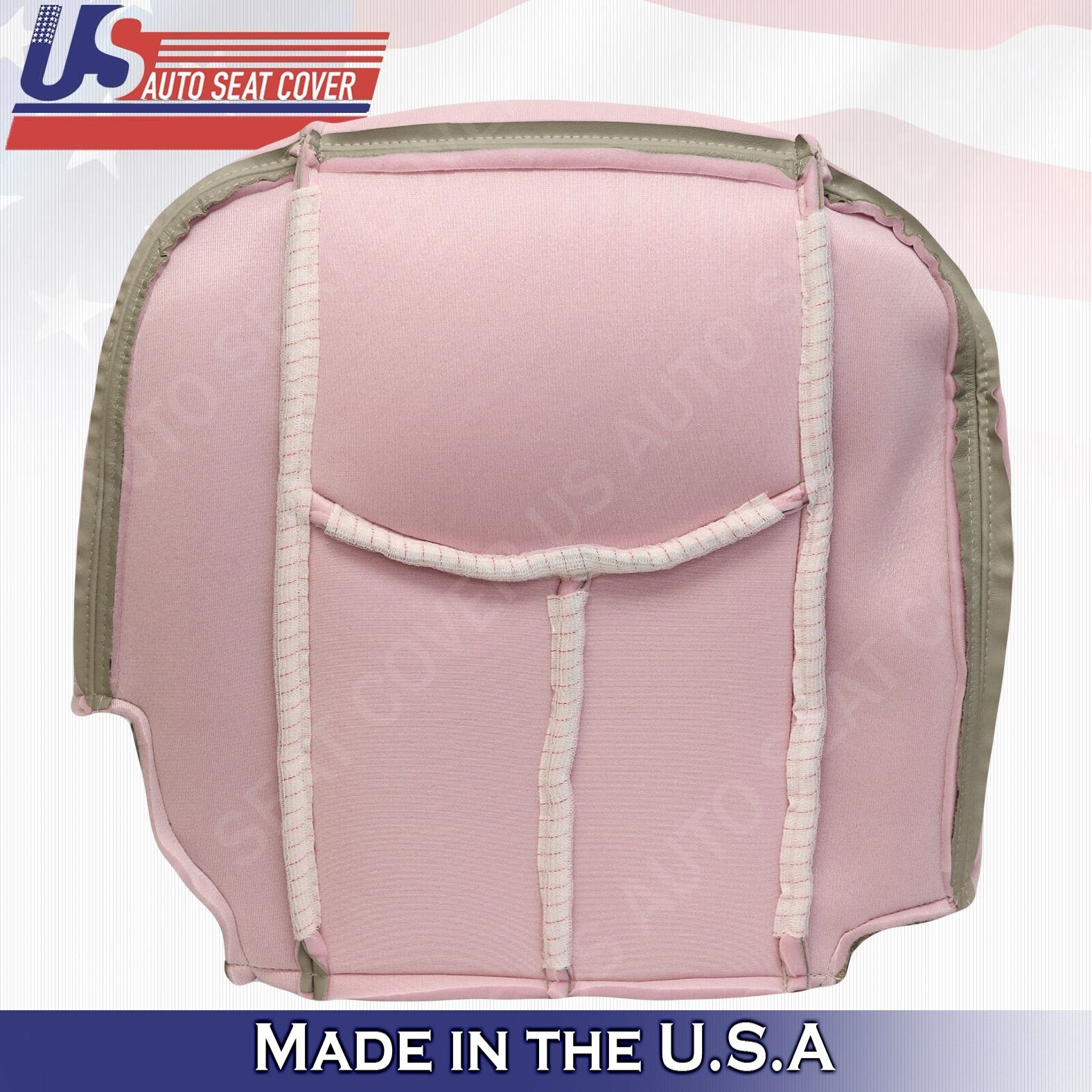 2003- 2006 FOR Chevy Avalanche Driver & Passenger Bottom Leather/Cloth Cover Tan