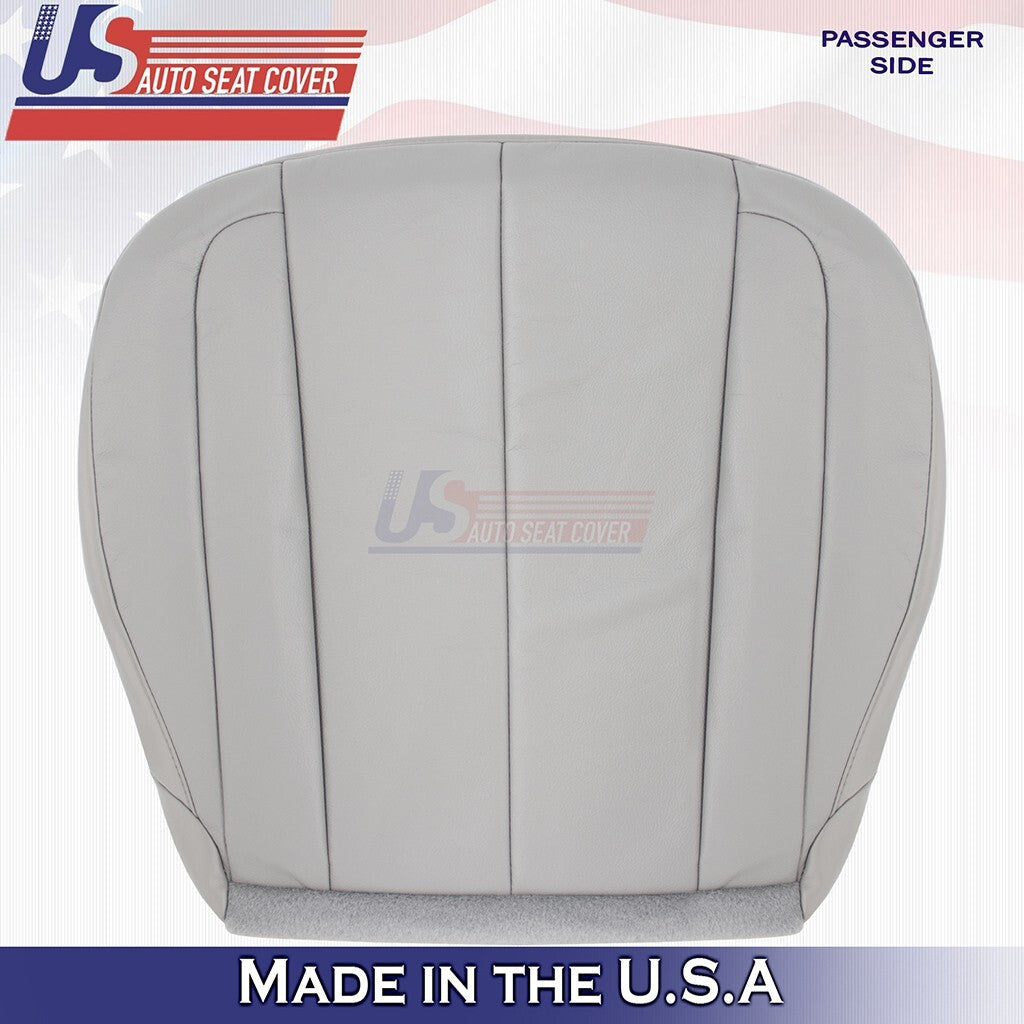 2000 to 2004 Fits Toyota Avalon Passenger Bottom Leather Seat Cover Stone